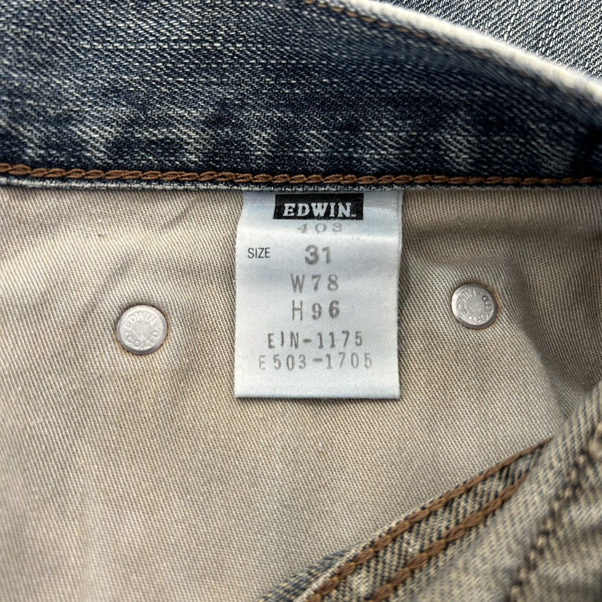 Edwin Vintage Edwin 403 Y2K Straight Cut Jeans Size US 31 - 14 Thumbnail