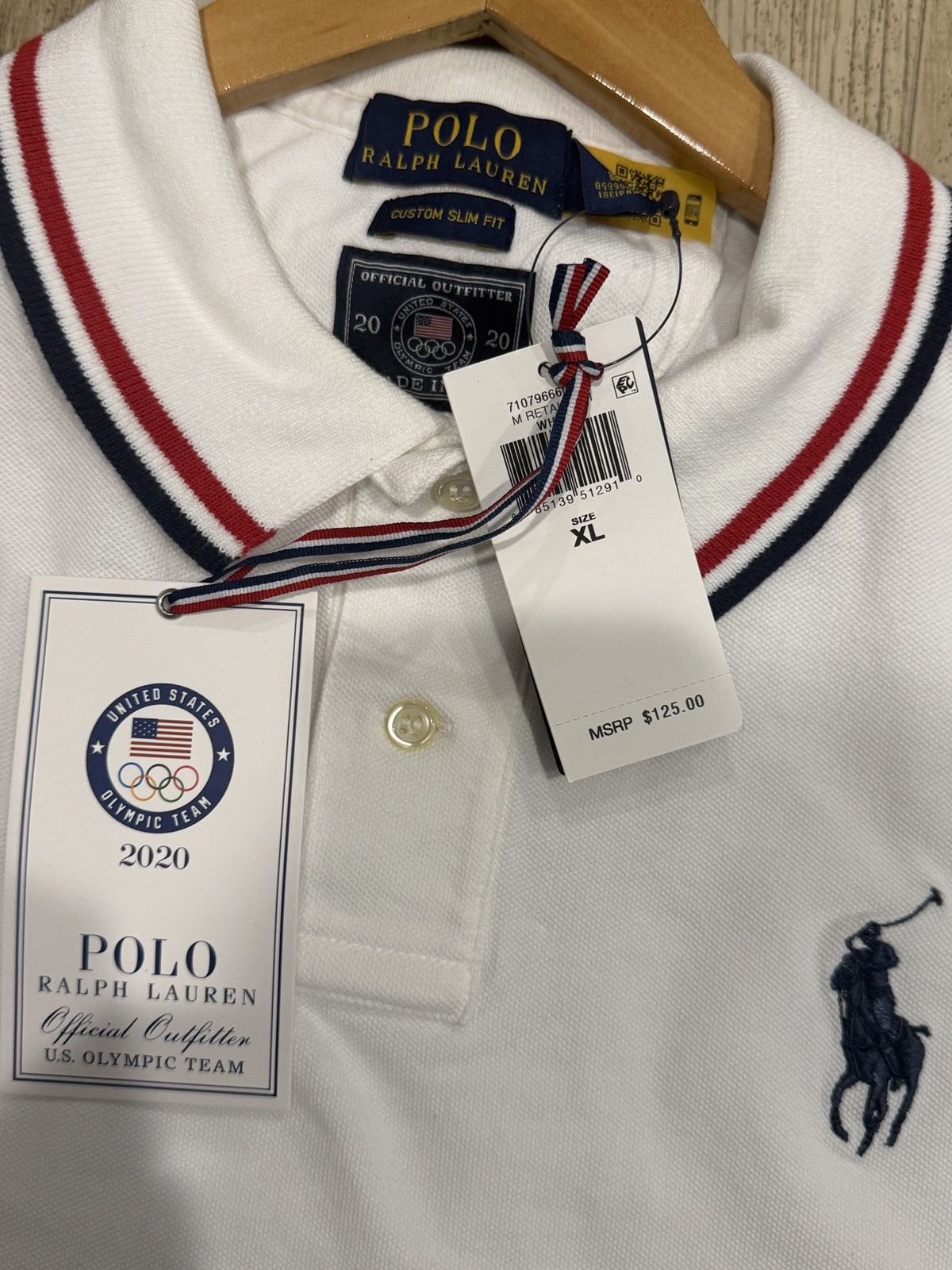 Polo Ralph Lauren Polo X Team USA Olympic Shirt Size US XL / EU 56 / 4 - 2 Thumbnail