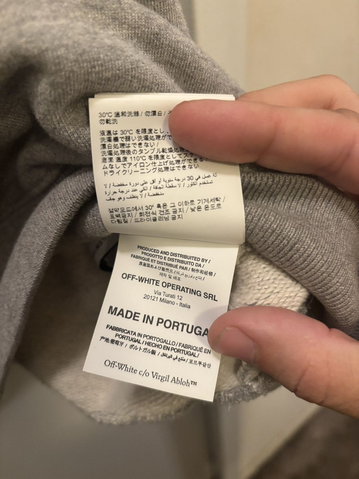 Off-White VIRGIL ABLOH CREWNECK SWEATER Size US XL / EU 56 / 4 - 7 Thumbnail