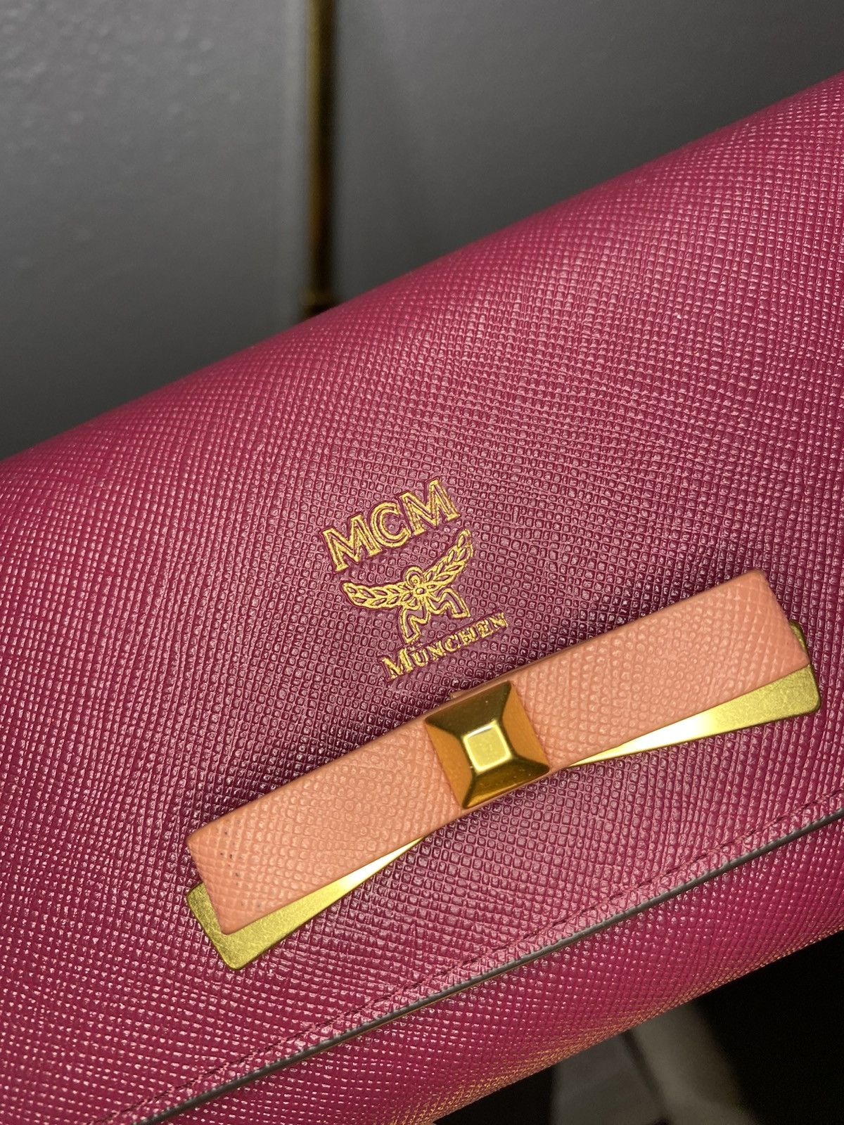 image of MCM Wallet in Pink, Women's