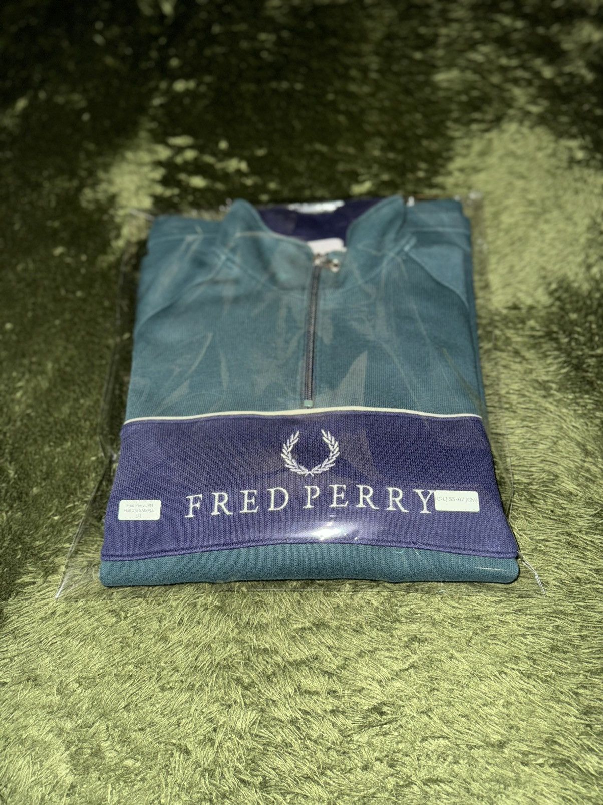 Fred Perry [L] Fred Perry Japan Sample Embroidered Quarter-Zip Size US L / EU 52-54 / 3 - 11 Thumbnail