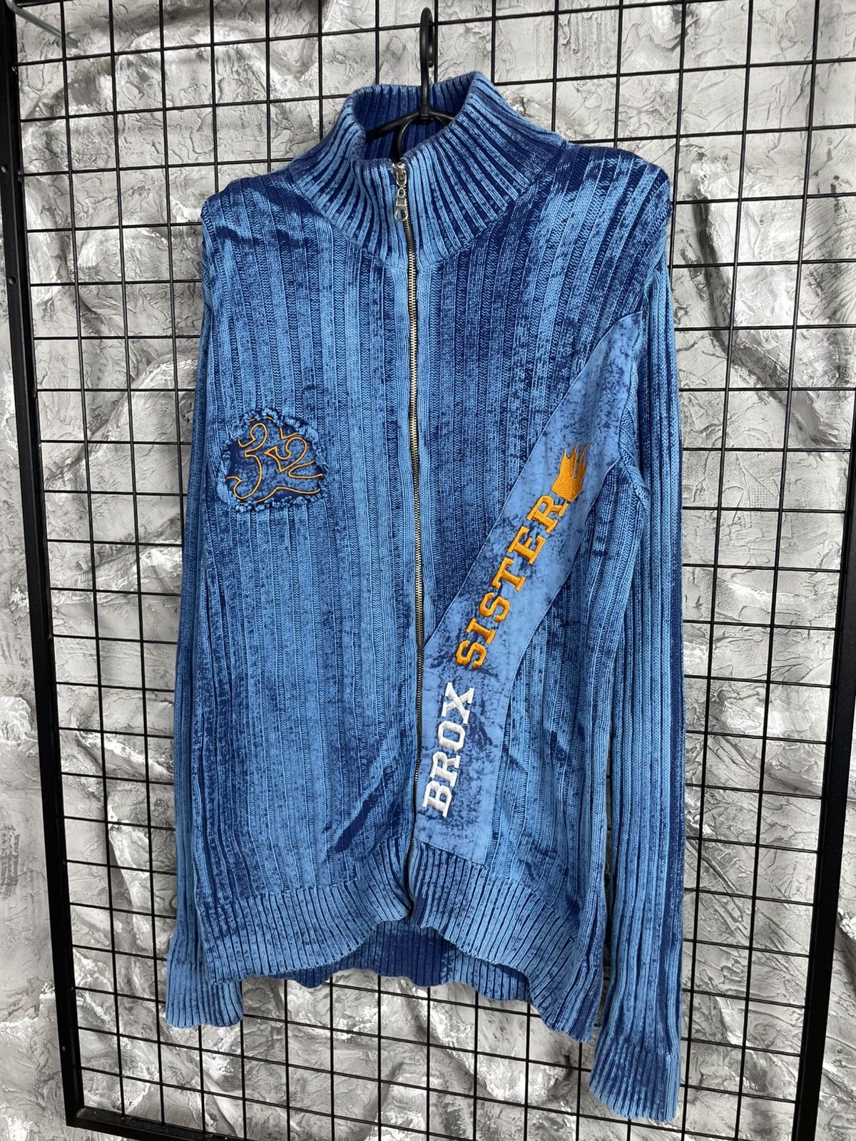 Dolce & Gabbana Vintage Y2K Textured Knit Zip Sweater Hysteric Glamour Style Size US L / EU 52-54 / 3 - 3 Thumbnail