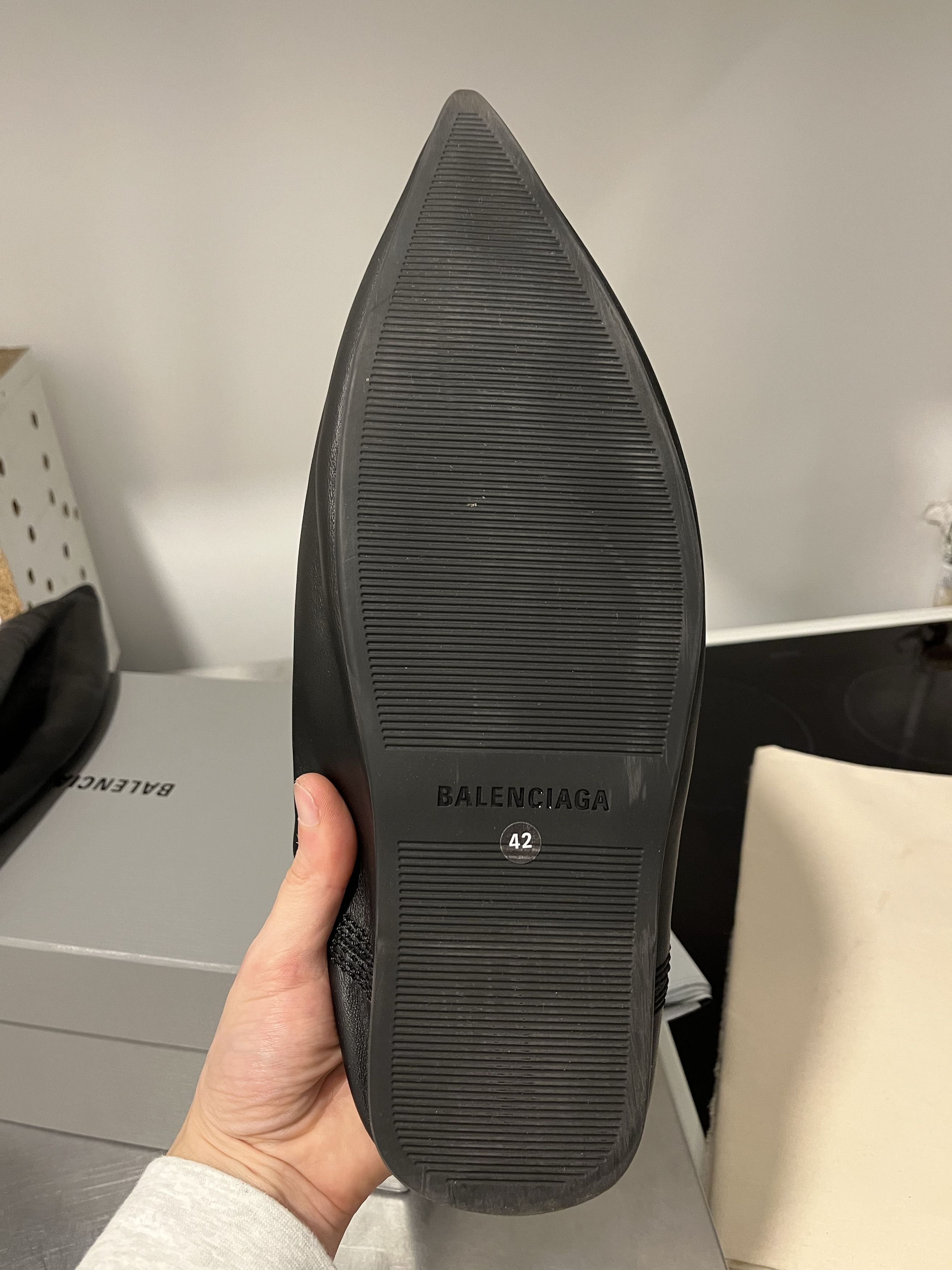 Balenciaga Balenciaga Flat Mule Black 42 Size US 9 / EU 42 - 14 Thumbnail