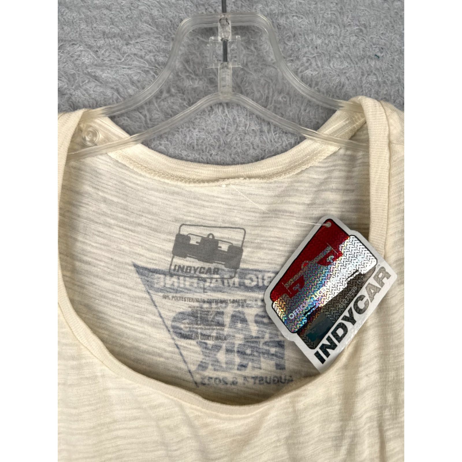 Vintage INDYCAR Shirt Womens Large Beige Heather Tank Music City Grand Prix Nashville Size L / US 10 / IT 46 - 7 Thumbnail
