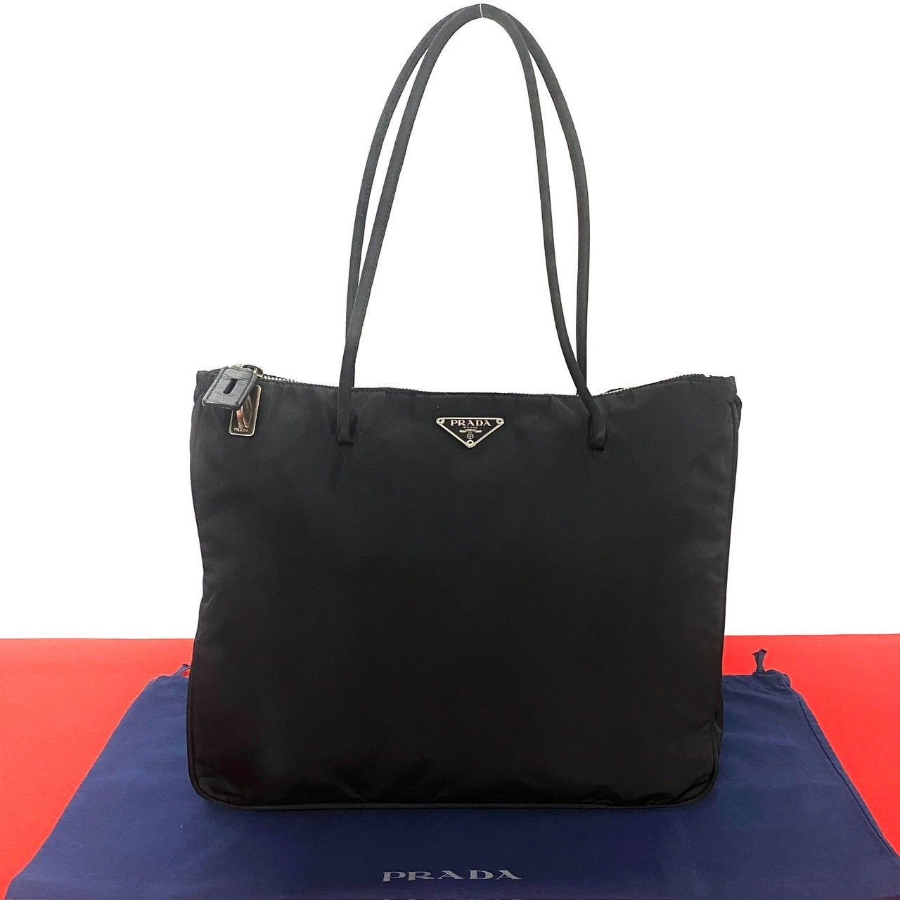 Prada Prada Tote Bag Black Synthetic Size ONE SIZE - 1 Thumbnail