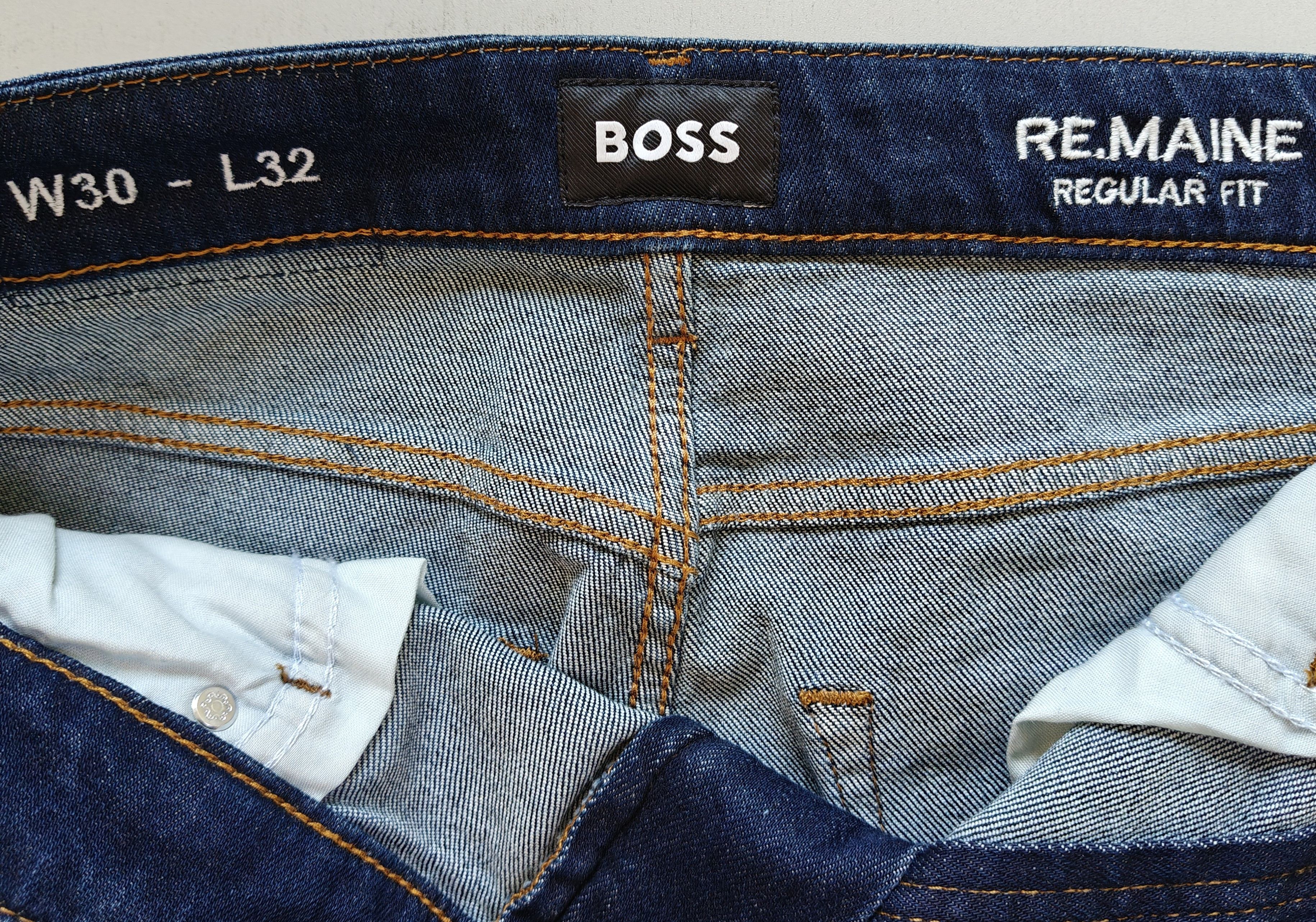 Hugo Boss HUGO BOSS RE.MAINE Regular fit Jeans Free Shipping T/6071 Size US 30 / EU 46 - 6 Thumbnail