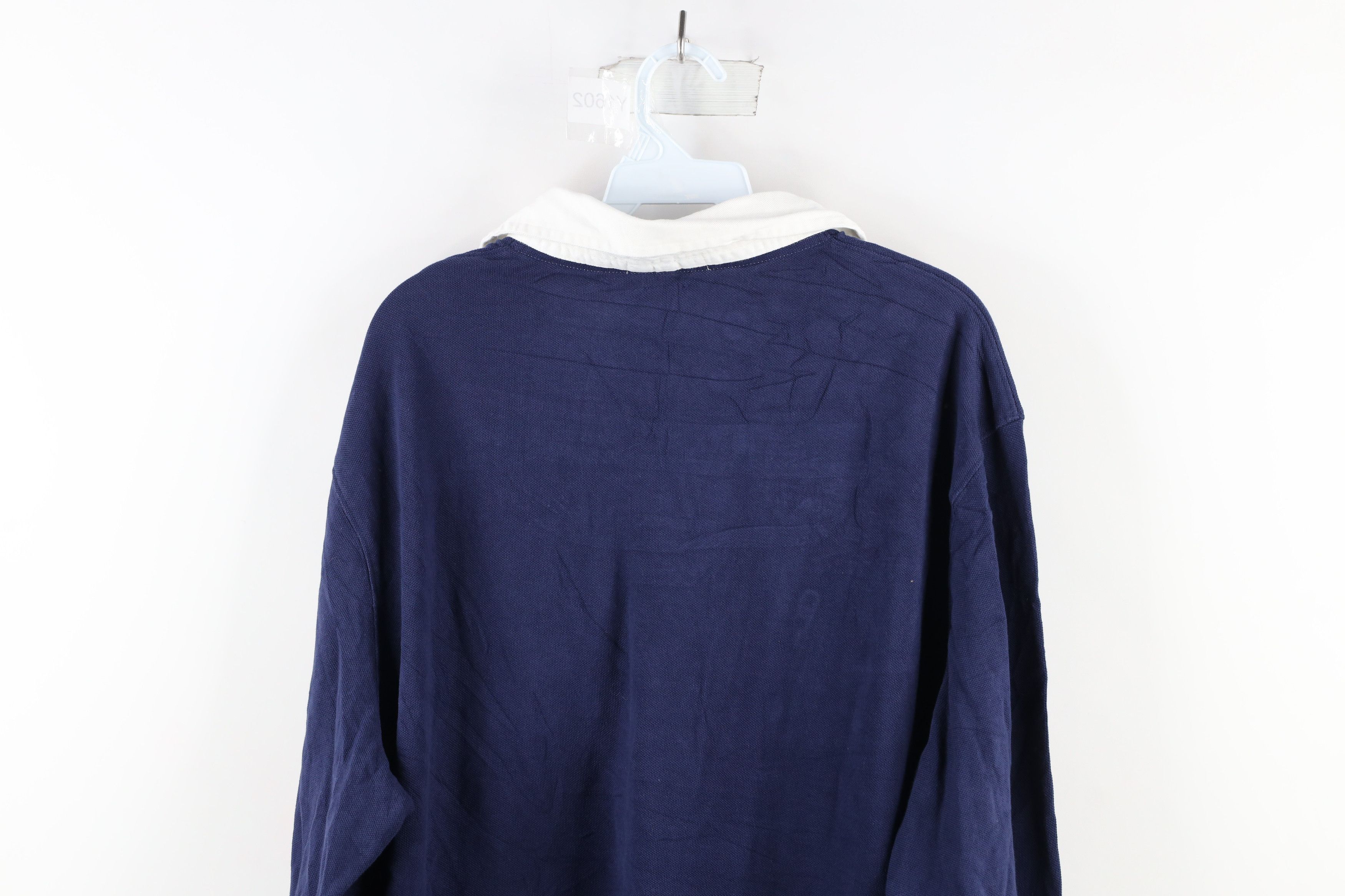 Ralph Lauren Vintage Ralph Lauren Cup Rowing Long Sleeve Rugby Polo Size US XXL / EU 58 / 5 - 12 Thumbnail