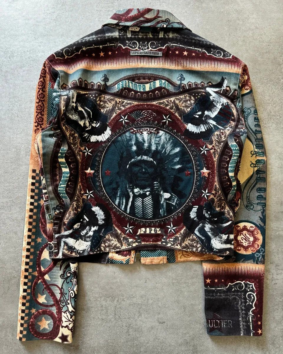 Jean Paul Gaultier × Vintage 1990s Jean Paul Gaultier Native American Indian Contemporary Jacket Size M / US 6-8 / IT 42-44 - 2 Thumbnail