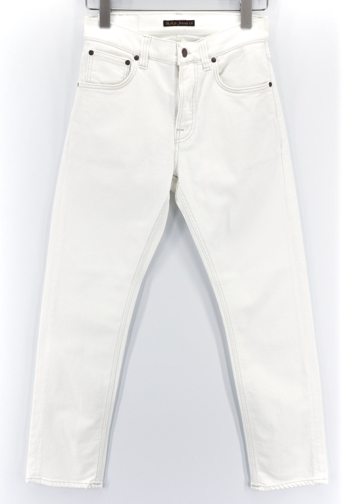 Nudie Jeans SLEEPY SIXTEN W26/L30 Relaxed Ecru Jeans 80601 Size 26" / US 2 / IT 38 - 1 Thumbnail