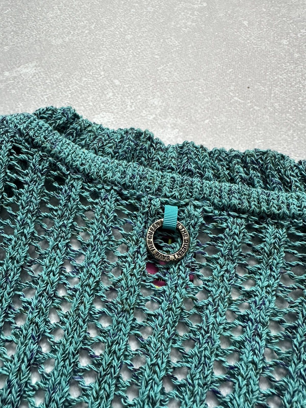 Designer Save the Queen sweater cardigan made in Italy size L Size L / US 10 / IT 46 - 17 Thumbnail