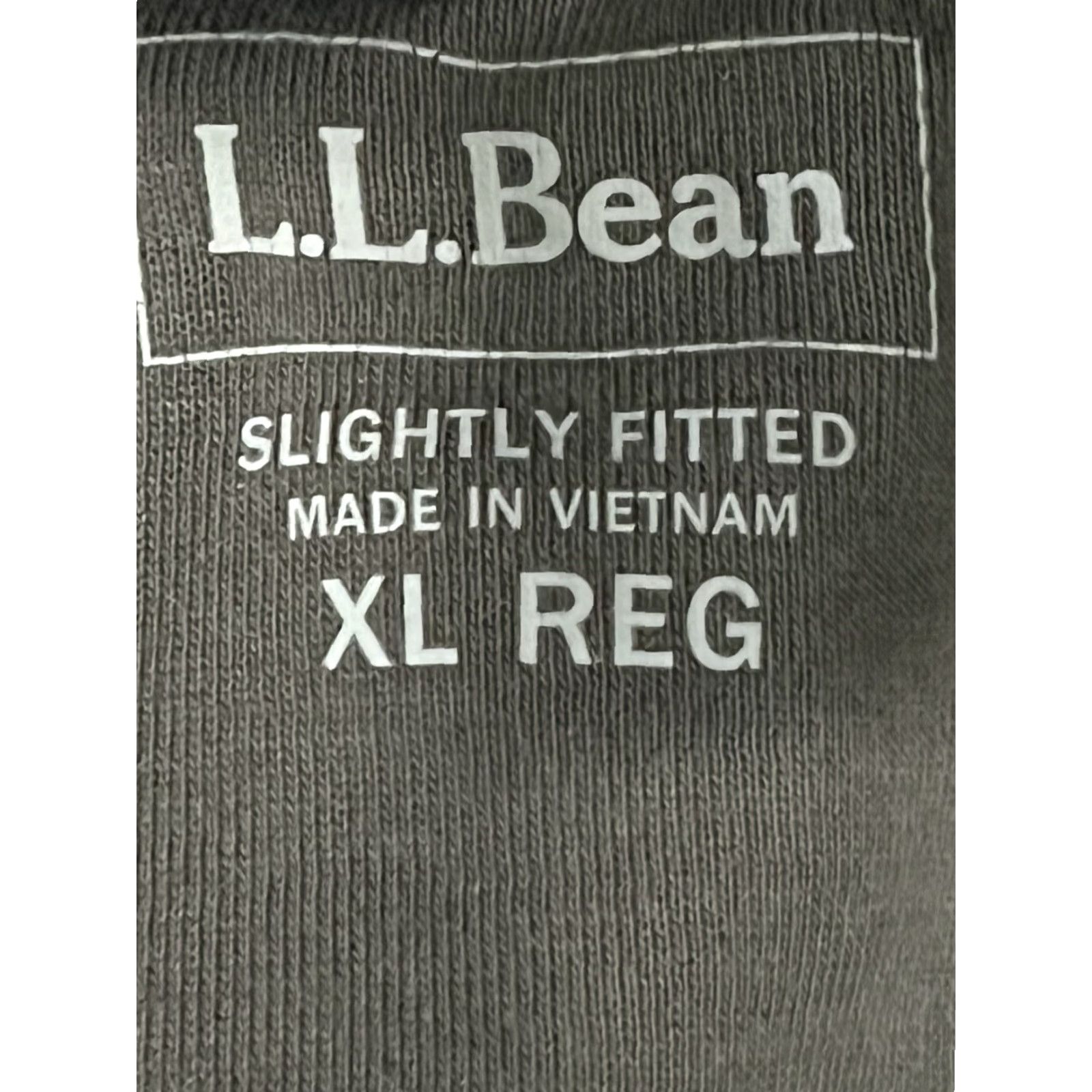 Vintage L.L. Bean Men's Dark Gray Full Zip Hoodie Long Sleeve XL Raglan Sleeve Zipper Logo Pullover Lightweight Activewear Stand-Up Collar Outdoor Size US XL / EU 56 / 4 - 5 Thumbnail