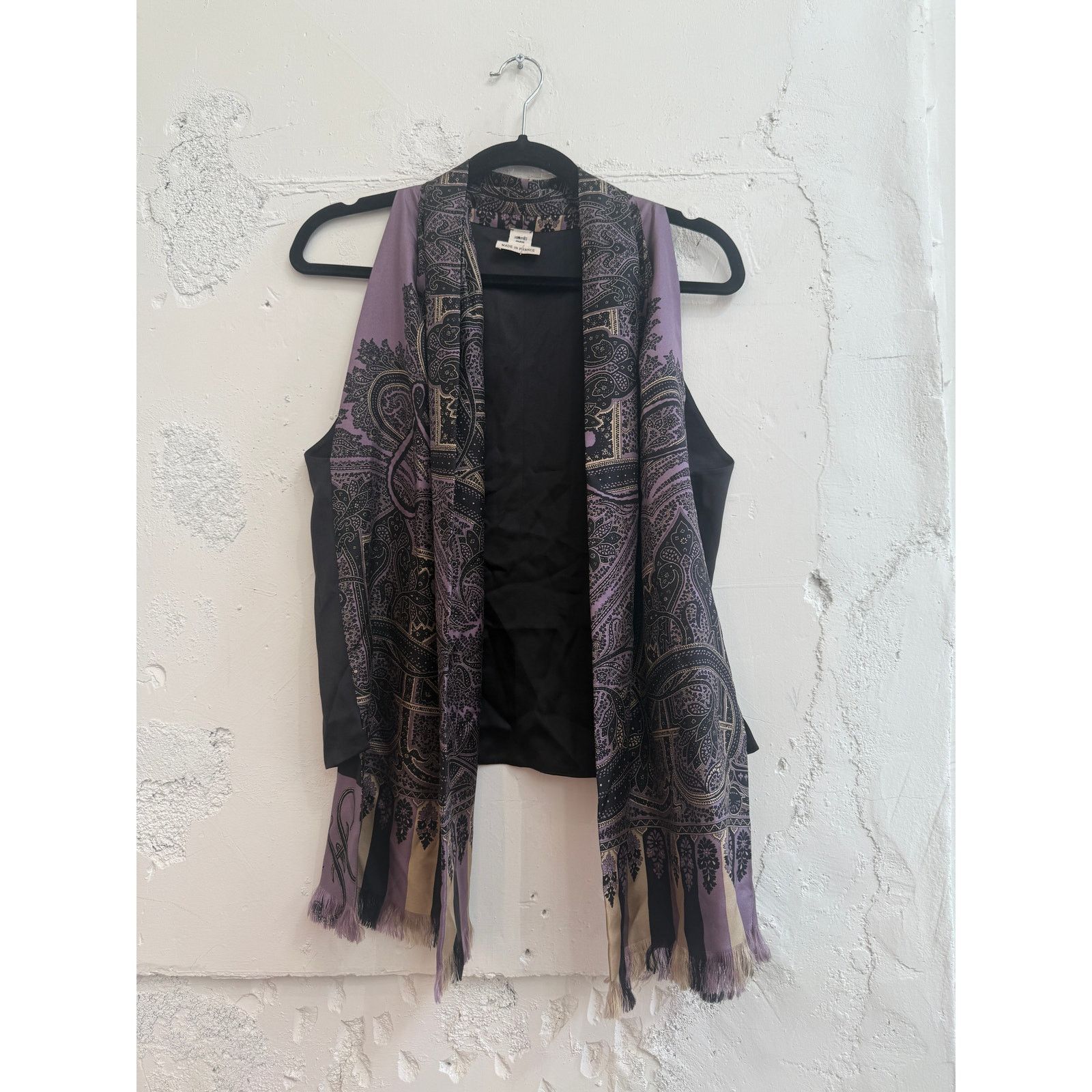 Hermes Hermes Paris Purple Paisley Silk Vest Size M / US 6-8 / IT 42-44 - 1 Thumbnail