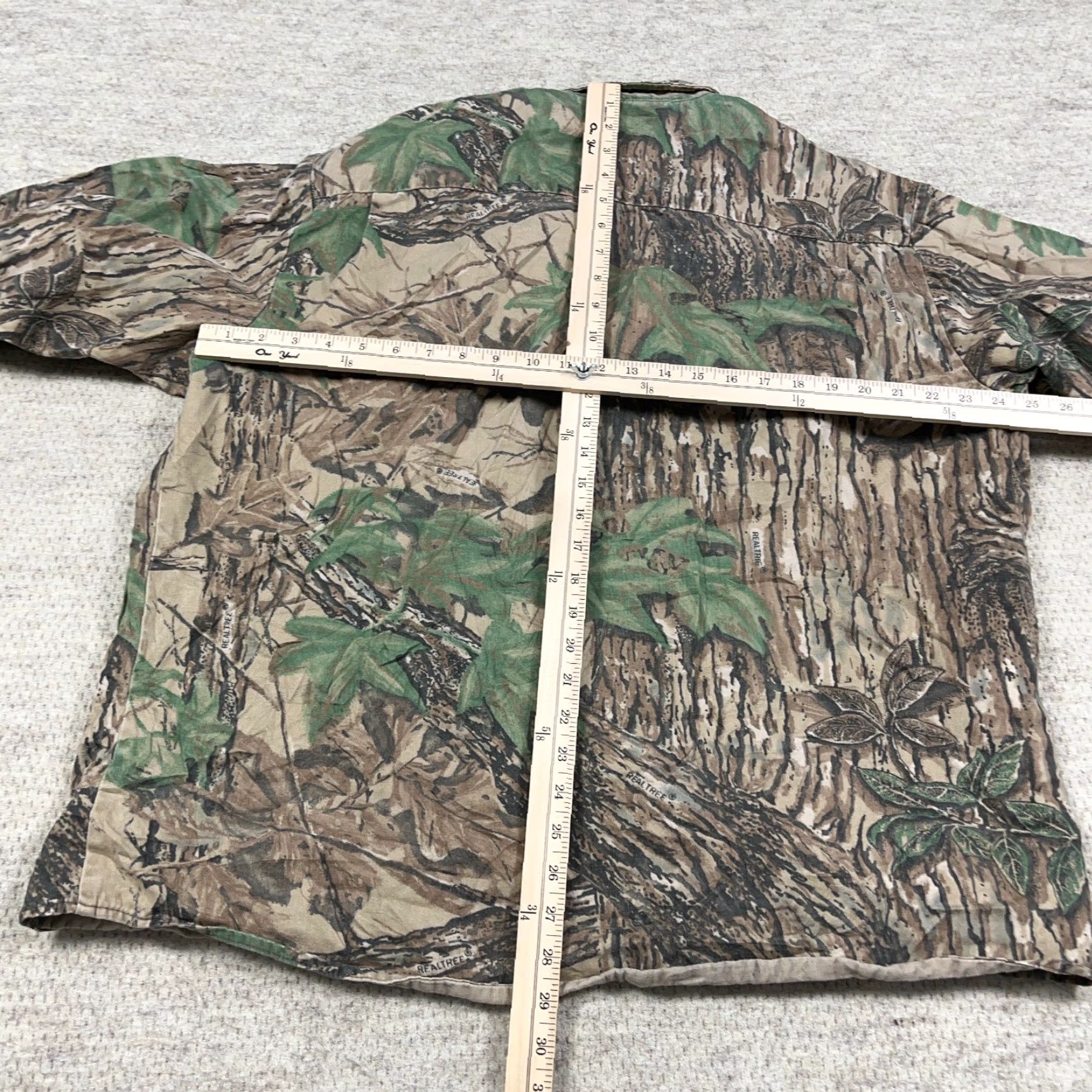 Walls VINTAGE Realtree Camo Shirt Men XXL Button Up Twill Denim Faded 90s Y2K Shacket Size US XXL / EU 58 / 5 - 6 Thumbnail