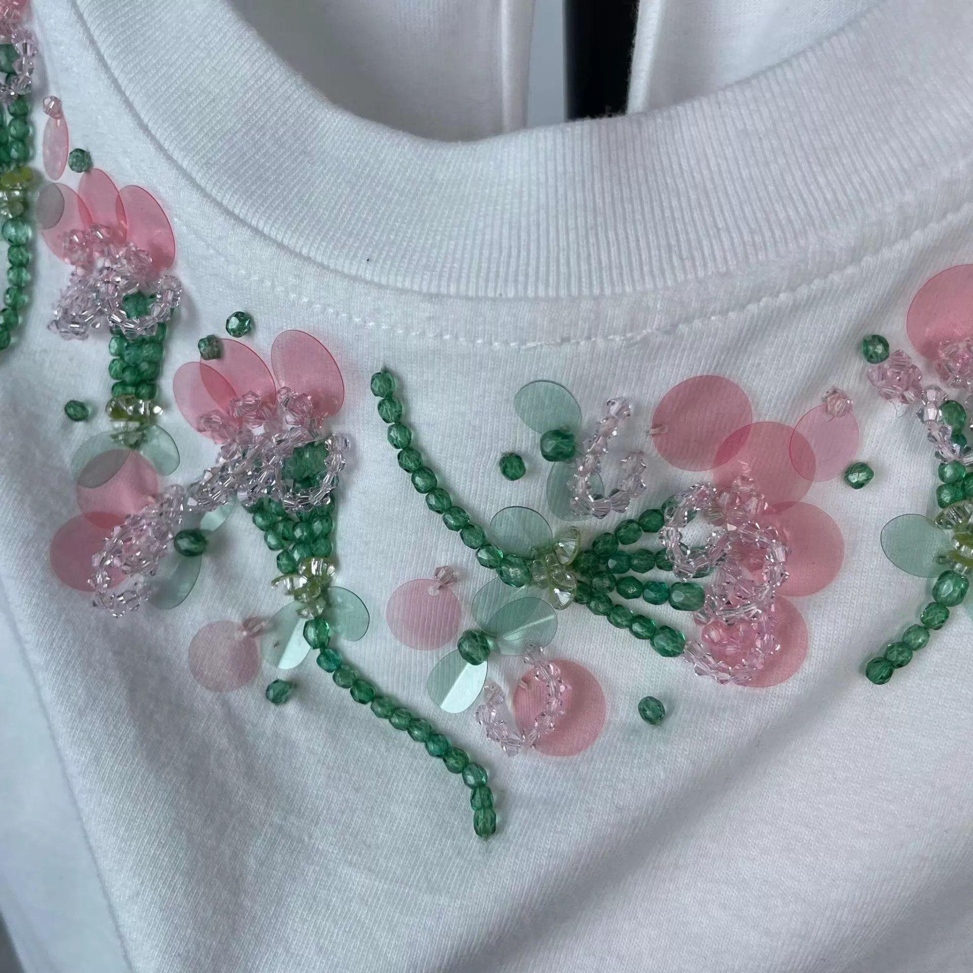 Miu Miu MIU MIU Women's White Short Sleeve Tee M Size M / US 6-8 / IT 42-44 - 7 Thumbnail