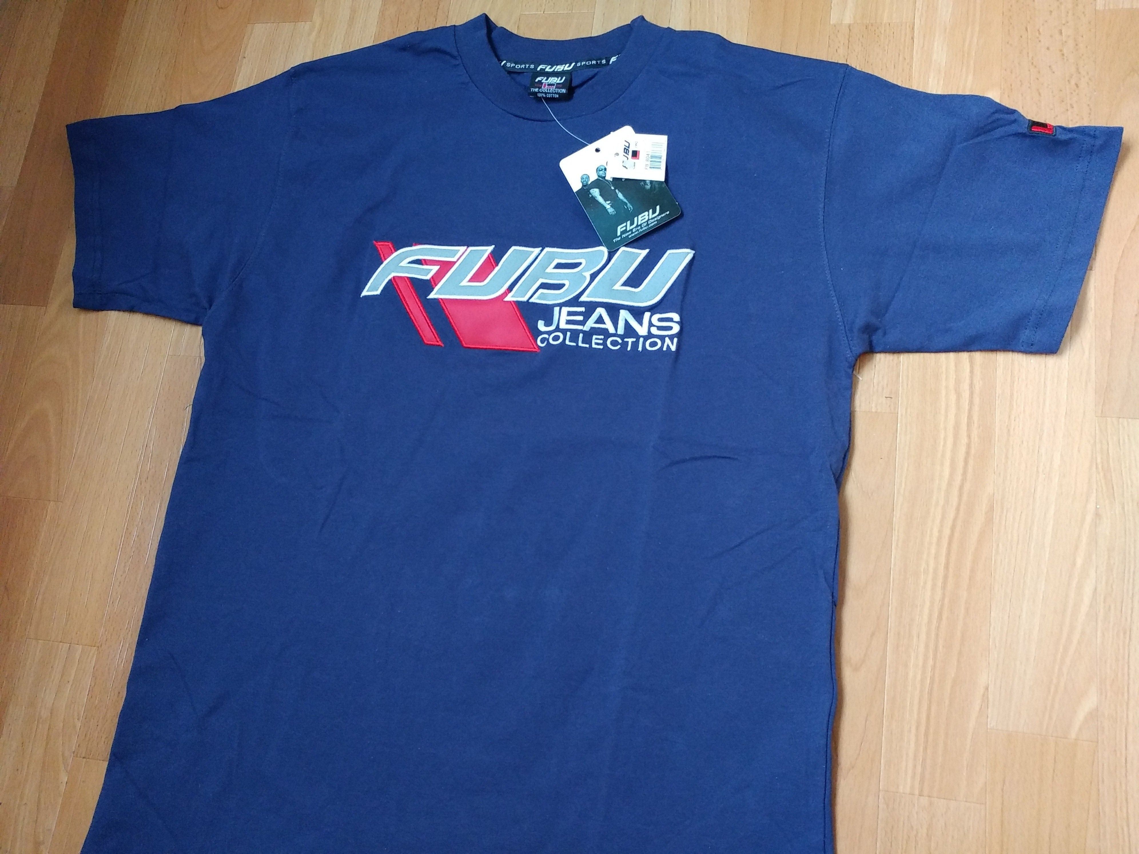 Fubu FUBU jersey, blue, vintage hip hop t-shirt, 90s hip hop M Size US M / EU 48-50 / 2 - 2 Thumbnail