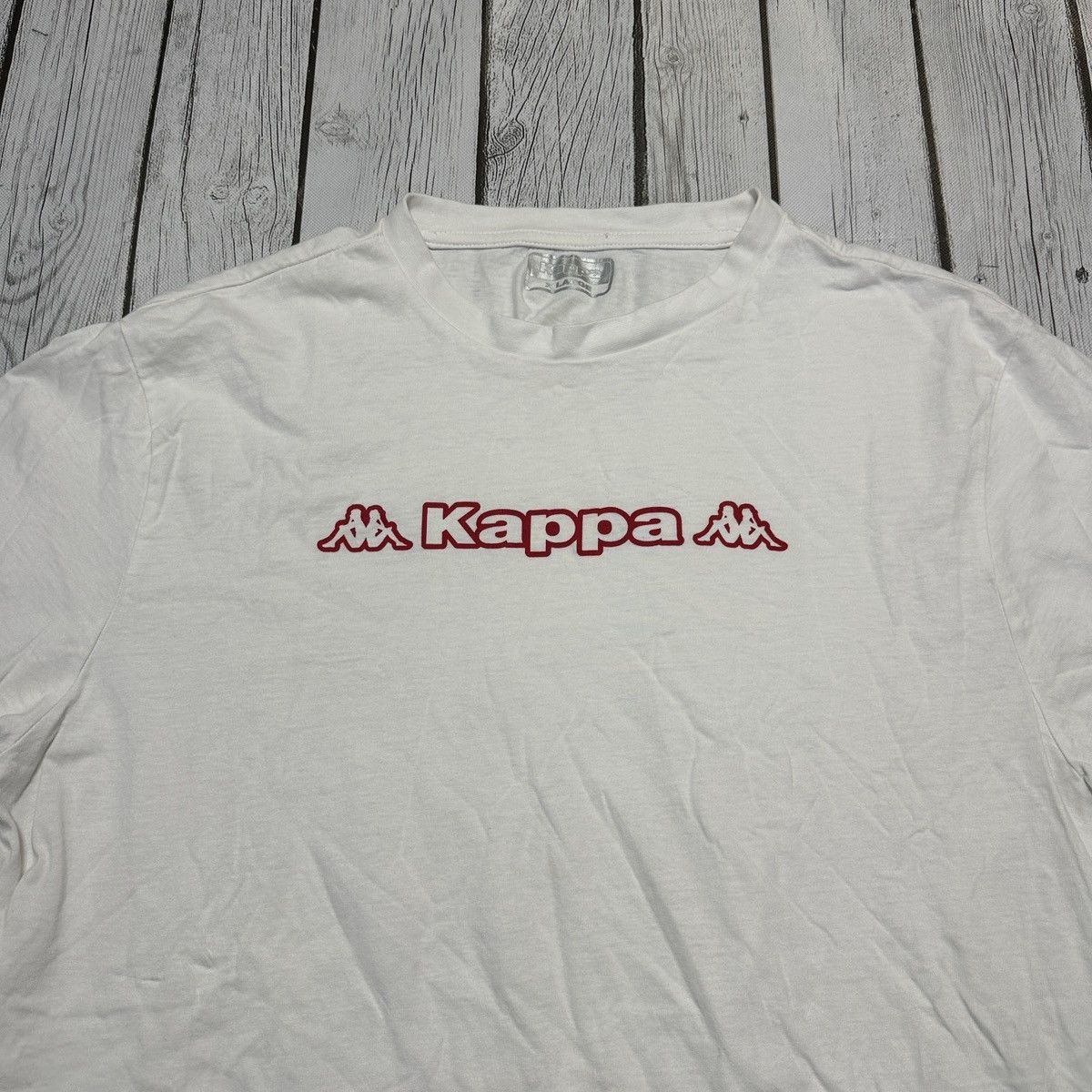 Kappa × Vintage Vintage Kappa tee Size US XL / EU 56 / 4 - 3 Thumbnail