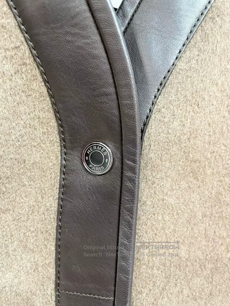 Hermes Hermes Autumn and Winter Fringe Cashmere Coat Size XXS / US 00 / IT 34 - 5 Thumbnail