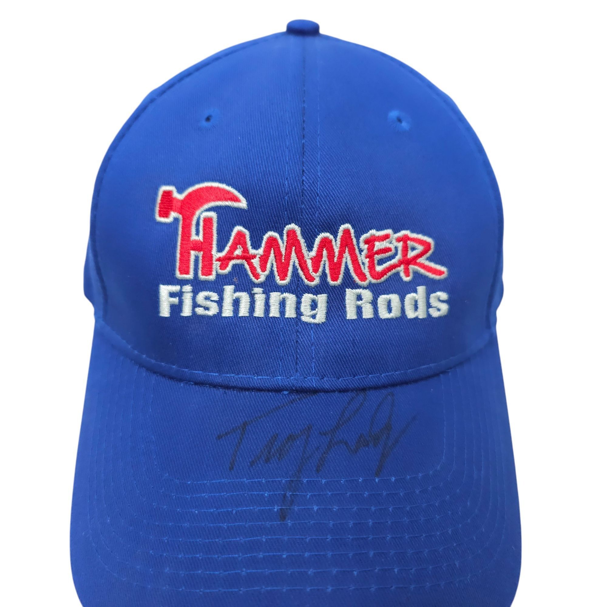 Other Hammer Fishing Rods Troy Landry Signed? Strapback Cap Swamp Size ONE SIZE - 8 Thumbnail
