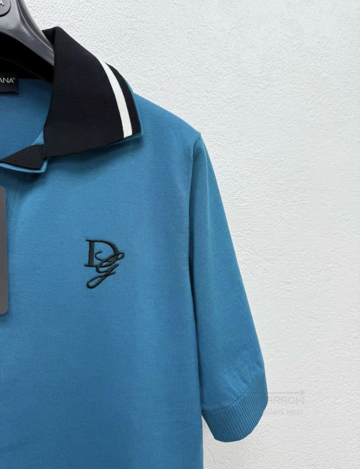 Dolce & Gabbana Blue Short-Sleeve Polo Shirt. Size US S / EU 44-46 / 1 - 3 Thumbnail