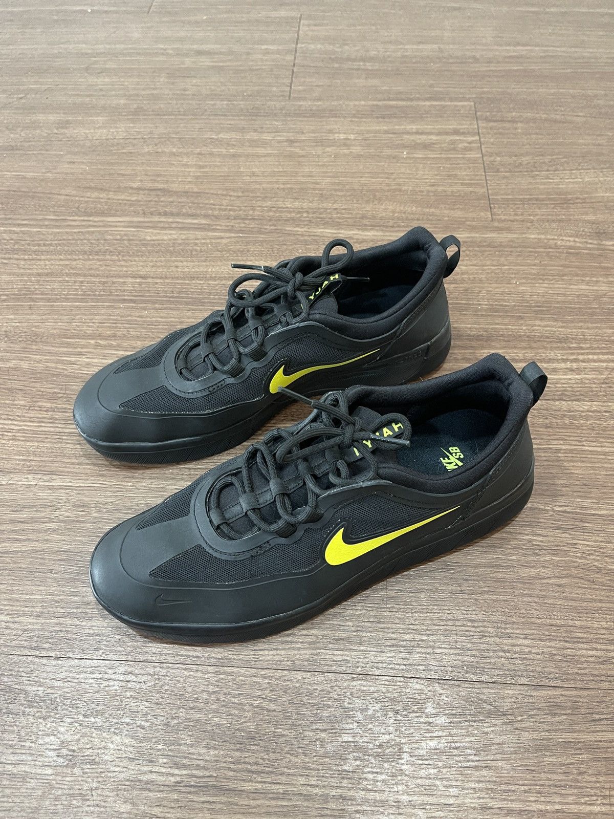 Nike SB NIKE SB Nyjah Free 2 Black Cyber Skate Size US 8 / EU 41 - 1 Thumbnail