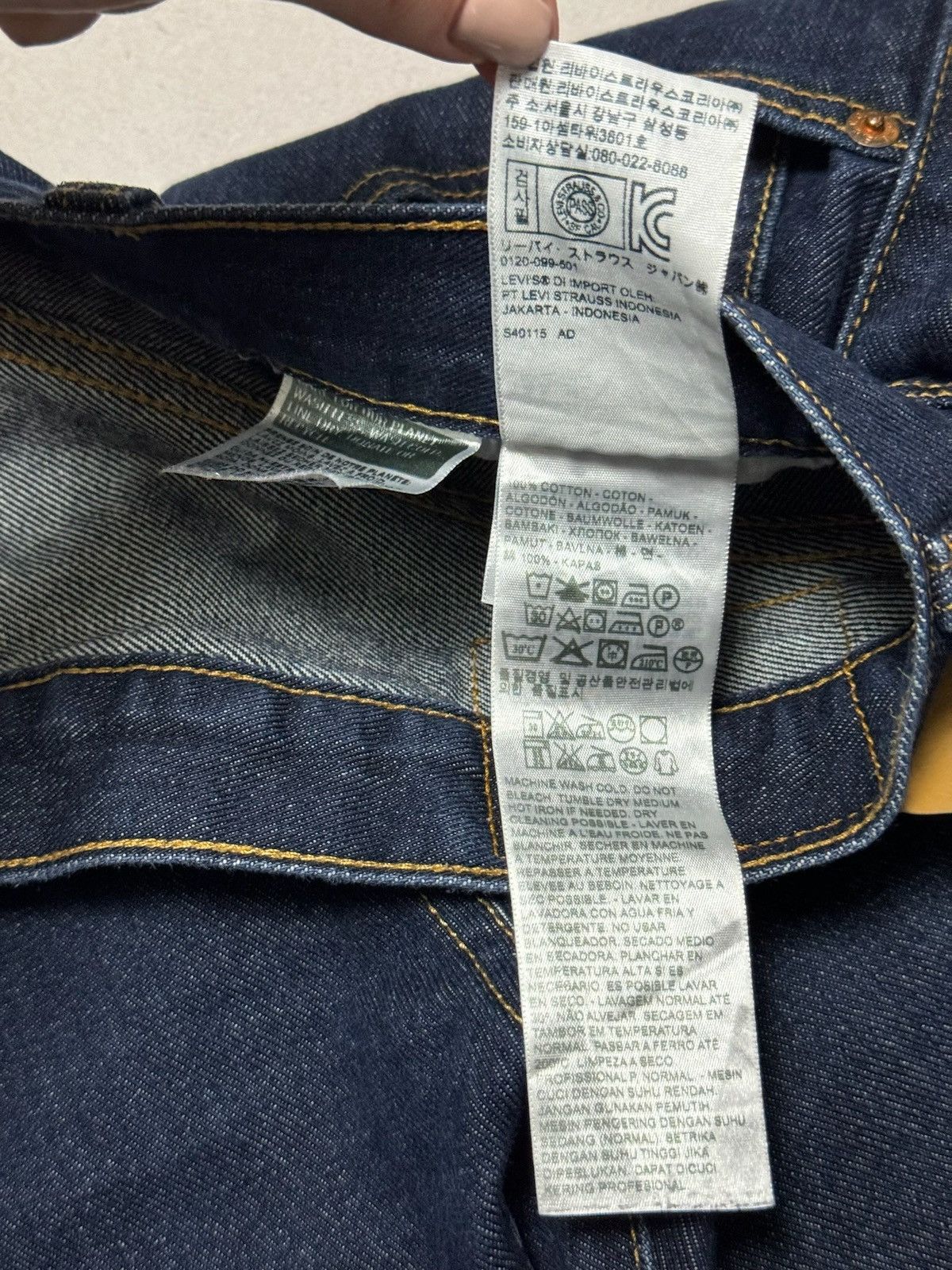 Levi's × Vintage Vintage Levis 501 Jeans Straight Baggy W36 L32 Baggy Y2K 90s Size US 36 / EU 52 - 13 Thumbnail