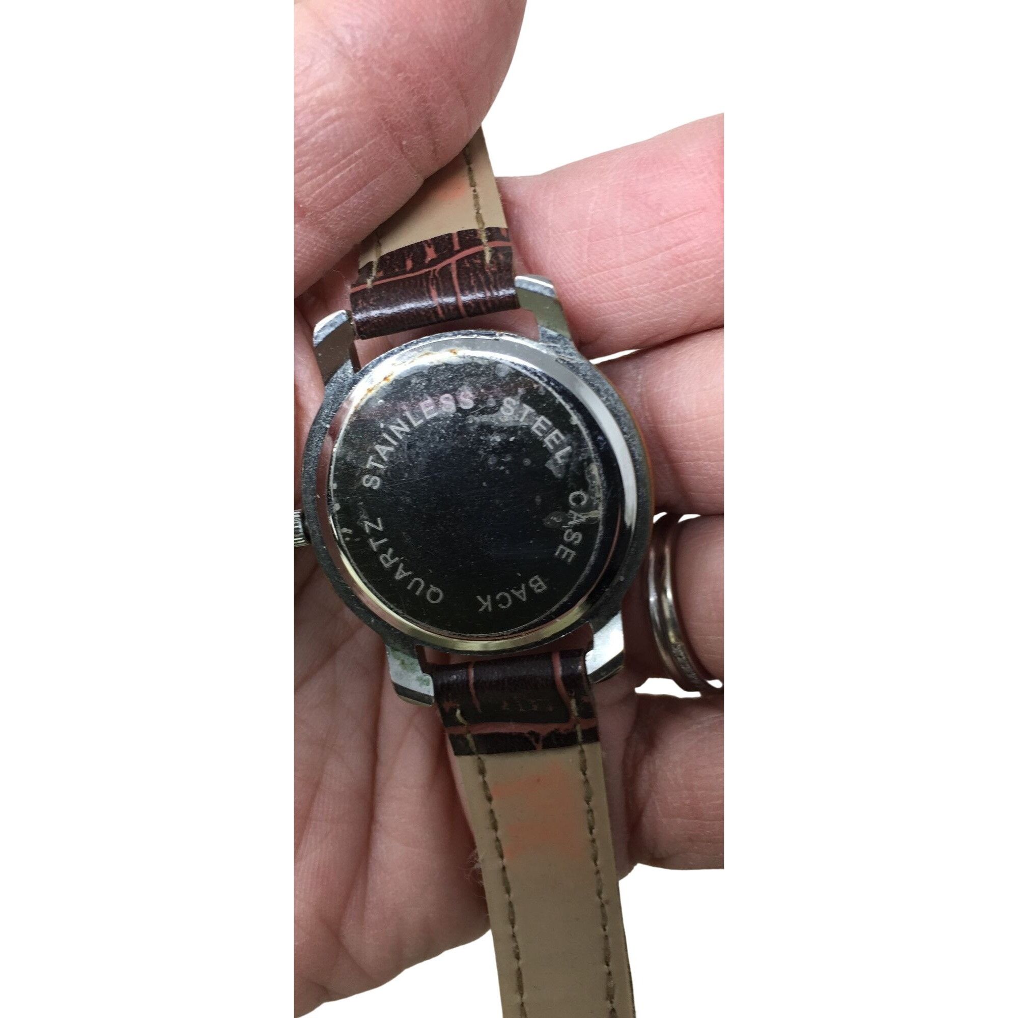 Other Women's Toni Wristwatch Stainless Steel with Brown Faux Leat Size ONE SIZE - 3 Thumbnail