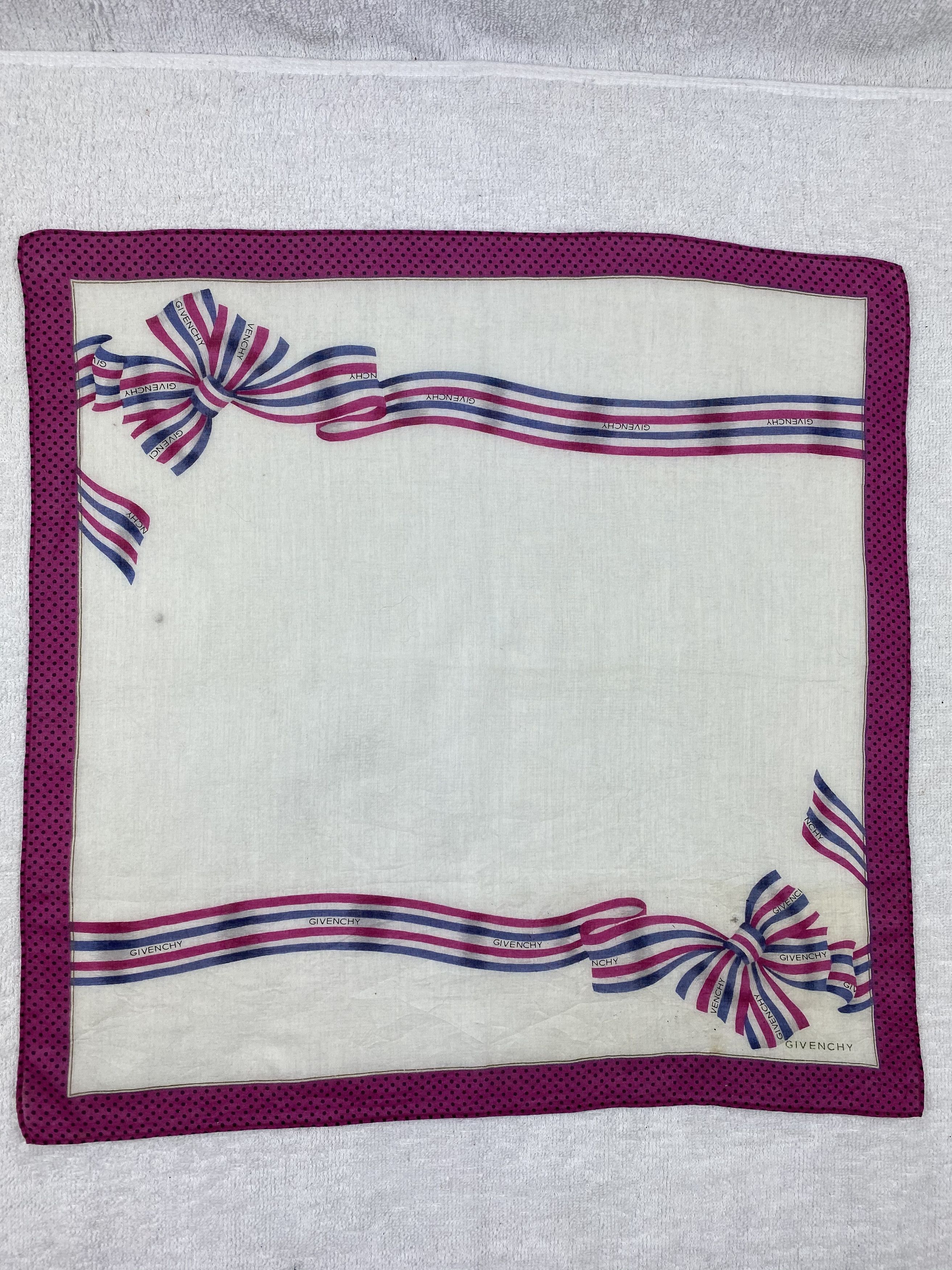 Vintage Givenchy Handkerchief / Bandana / Neckerchief Size ONE SIZE - 3 Thumbnail