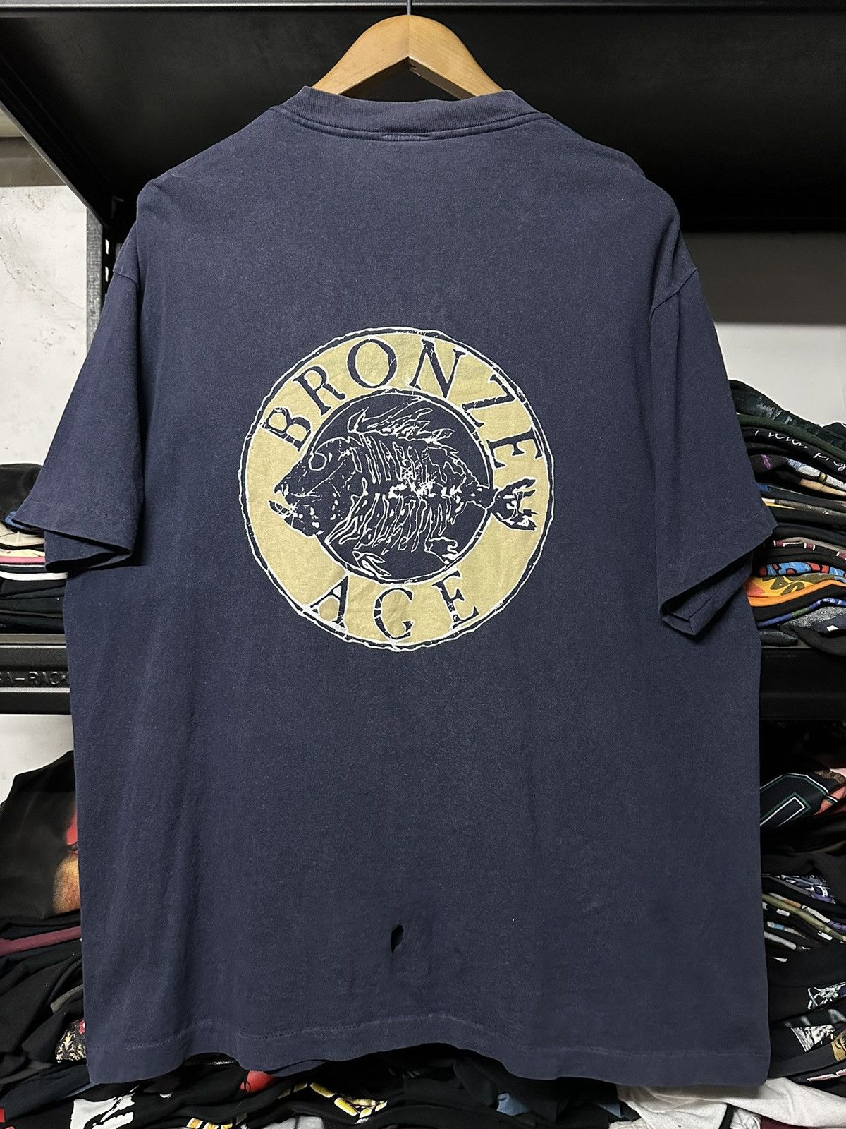 Girl Skateboards Vintage 90s Bronze Age Single Stitch Sun Faded Tee Size US XL / EU 56 / 4 - 1 Thumbnail