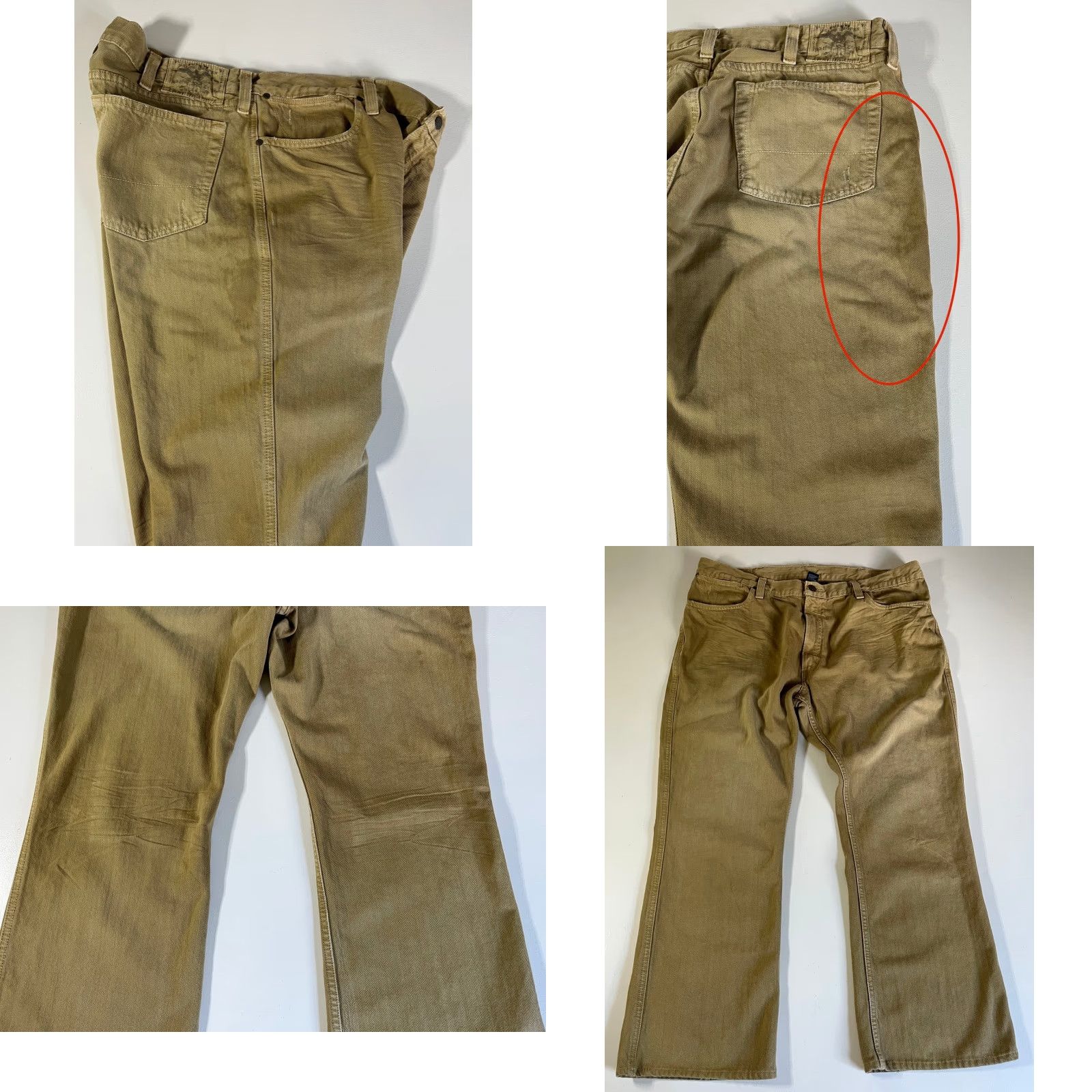 Polo Ralph Lauren Polo Ralph Lauren Jeans Bootcut Men's Khaki 40x30 5-Pocket Denim Vintage USA 100% Cotton Shirt Category: Jeans Size US L / EU 52-54 / 3 - 8 Thumbnail