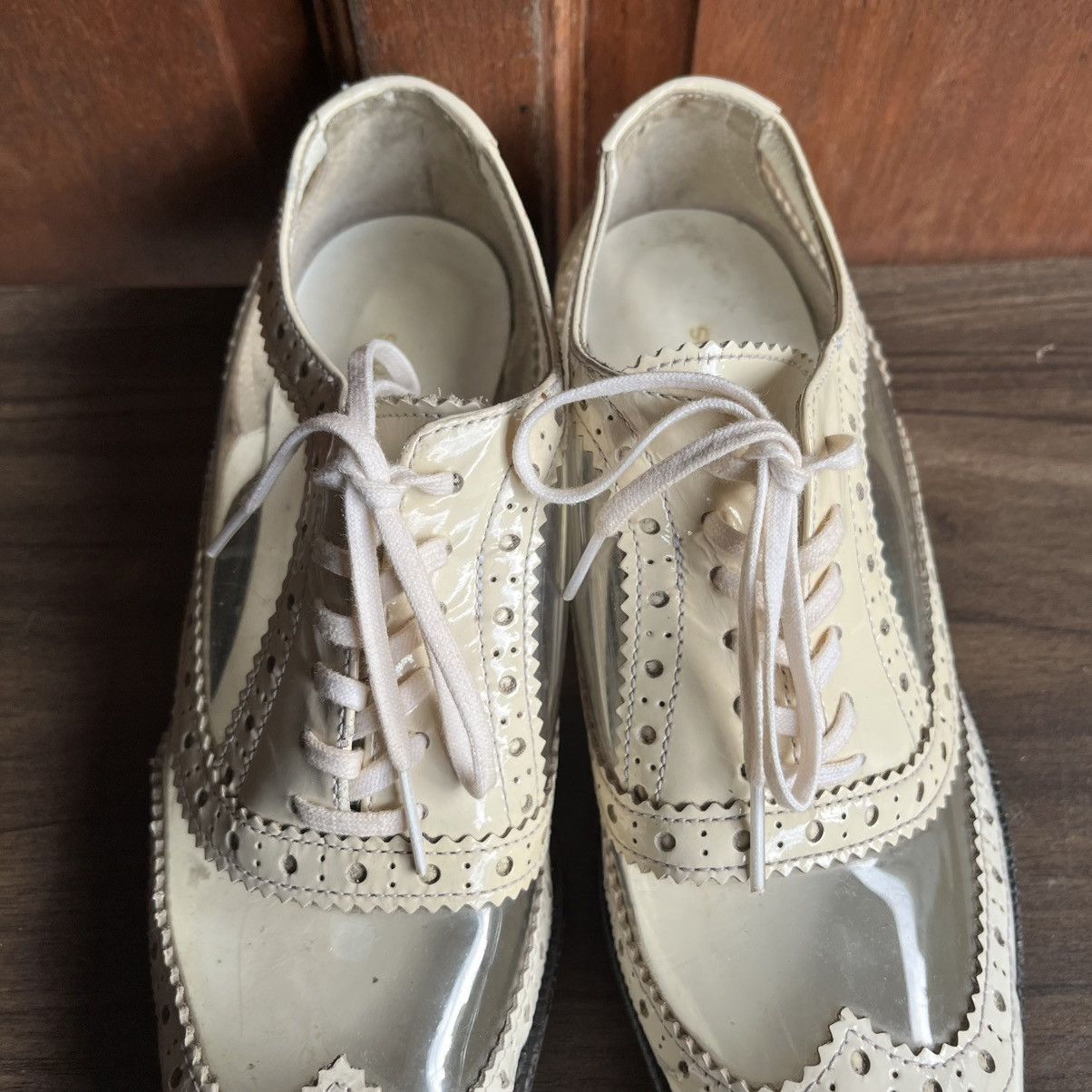 Comme des Garcons COMME DES GARCONS CLEAR WHITE PATENT OXFORD Size US 7 / IT 37 - 6 Thumbnail