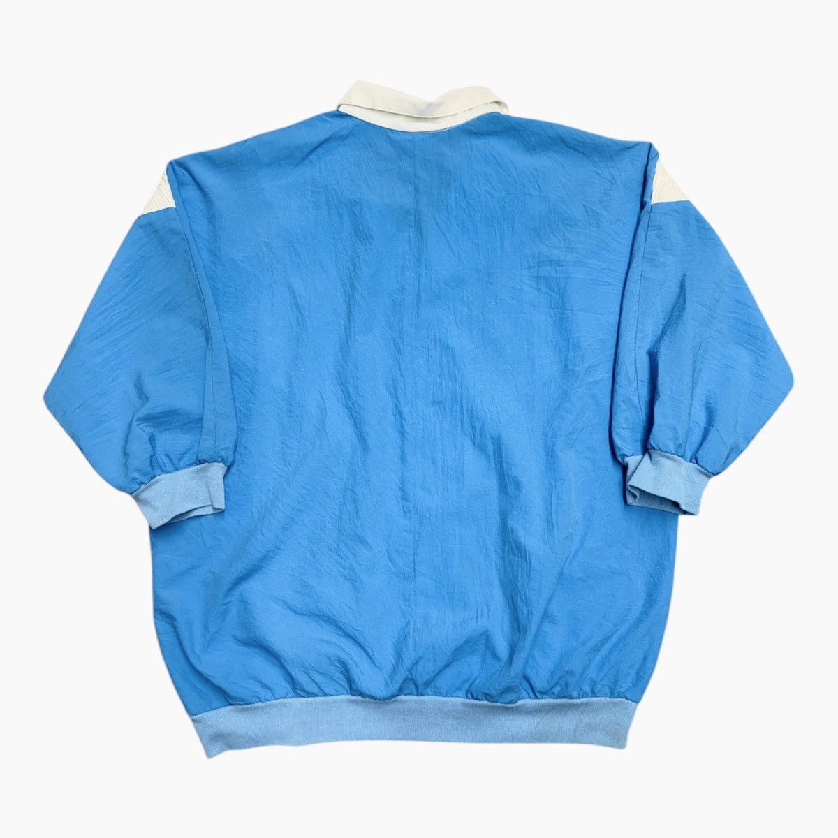 Vintage Vintage 80s Blue & White Rose Sweatshirt Women One Size Size ONE SIZE - 4 Thumbnail
