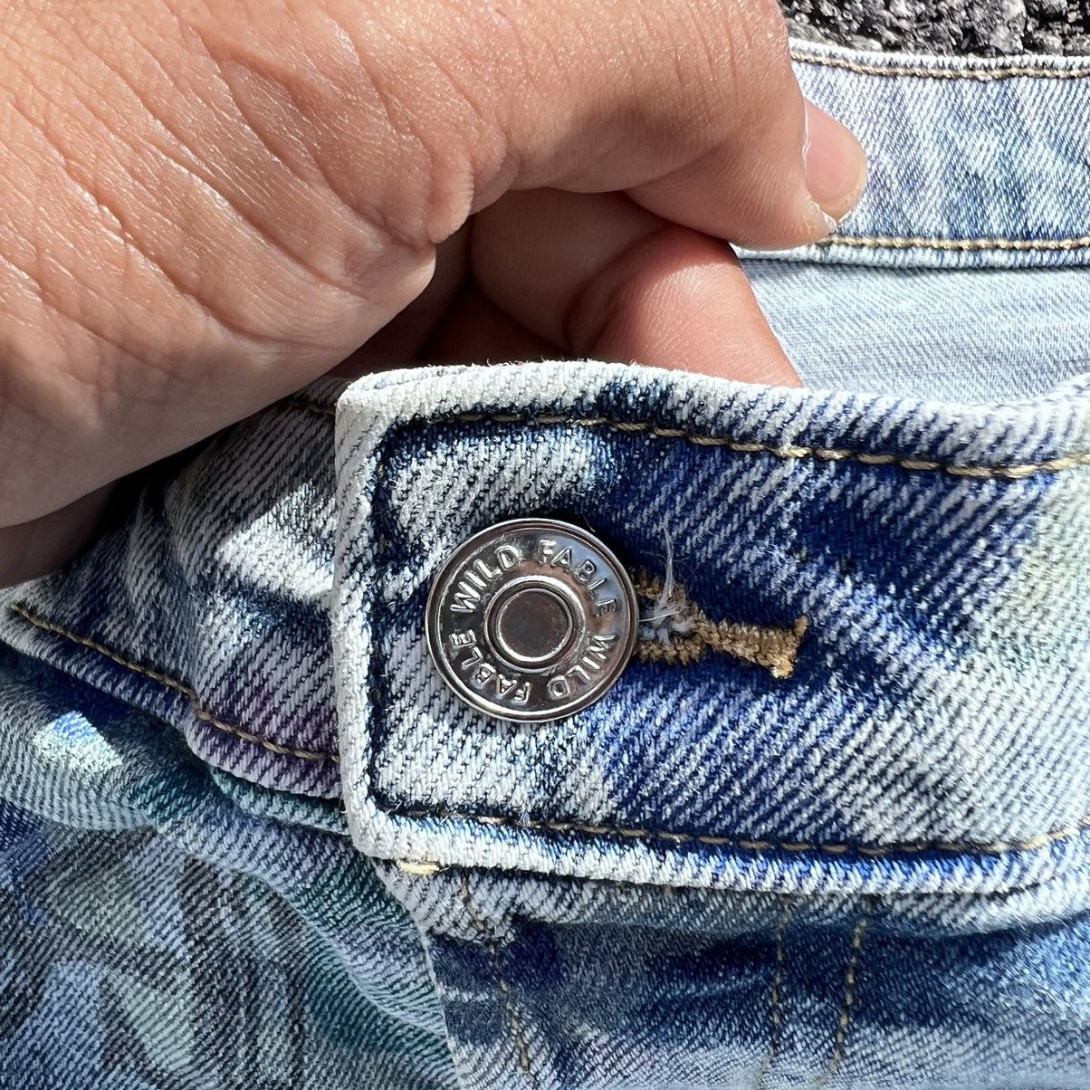 Japanese Brand × Other VTG WILD FABLE ORIGINAL PAINTED JEANS (UNISEX) Size US 38 / EU 54 - 5 Thumbnail