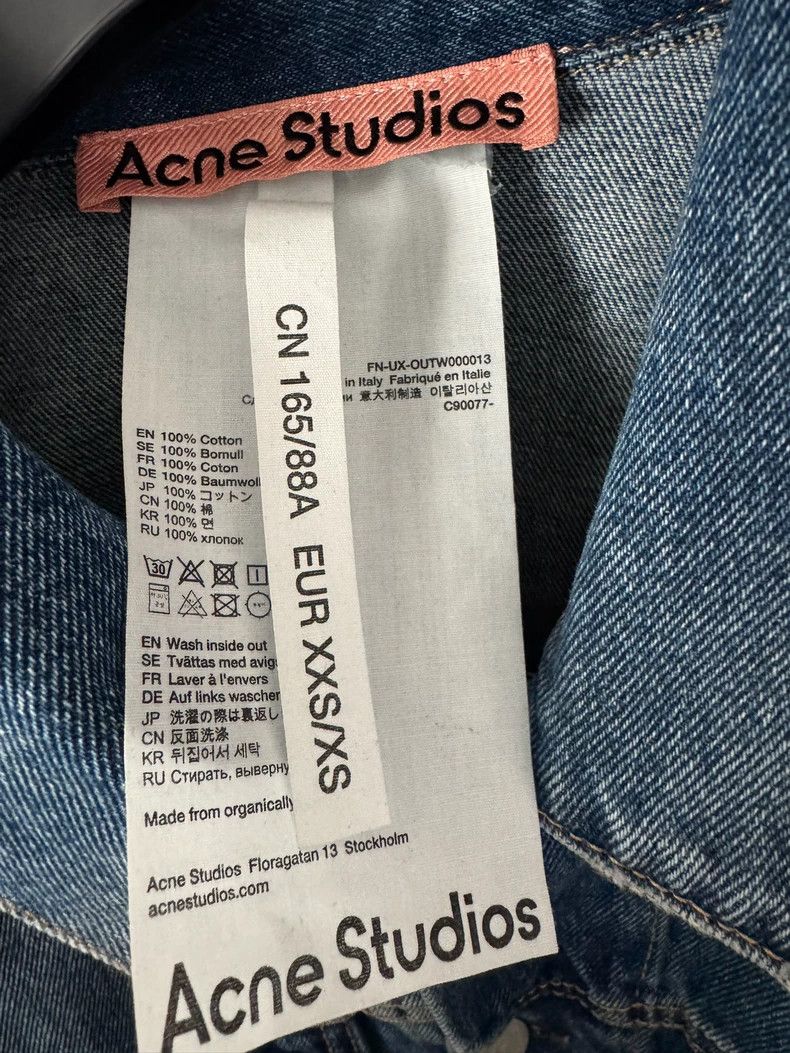 Acne Studios acne studios denim jacket 2502-Nextarrow Size US XXS / EU 40 - 3 Thumbnail