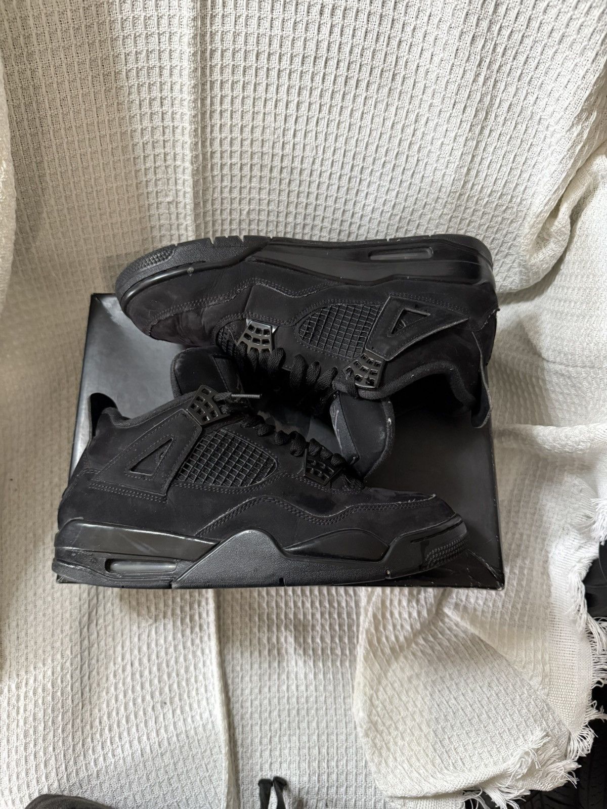 Jordan Brand Jordan 4 Retro Black cats 2020 Size US 9 / EU 42 - 1 Thumbnail