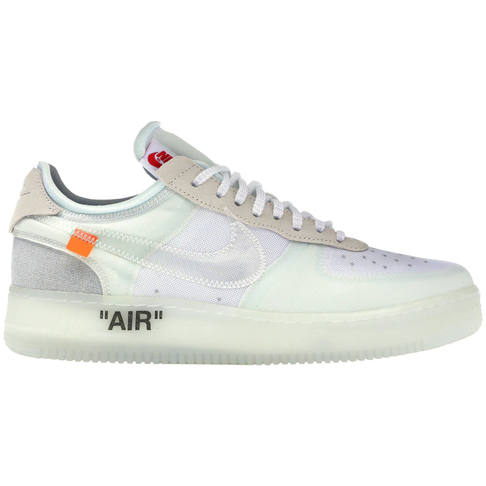 Nike NIKE x OFF-WHITE VIRGIL ABLOH AIR FORCE 1 WHITE Size US 9.5 / EU 42-43 - 1 Thumbnail