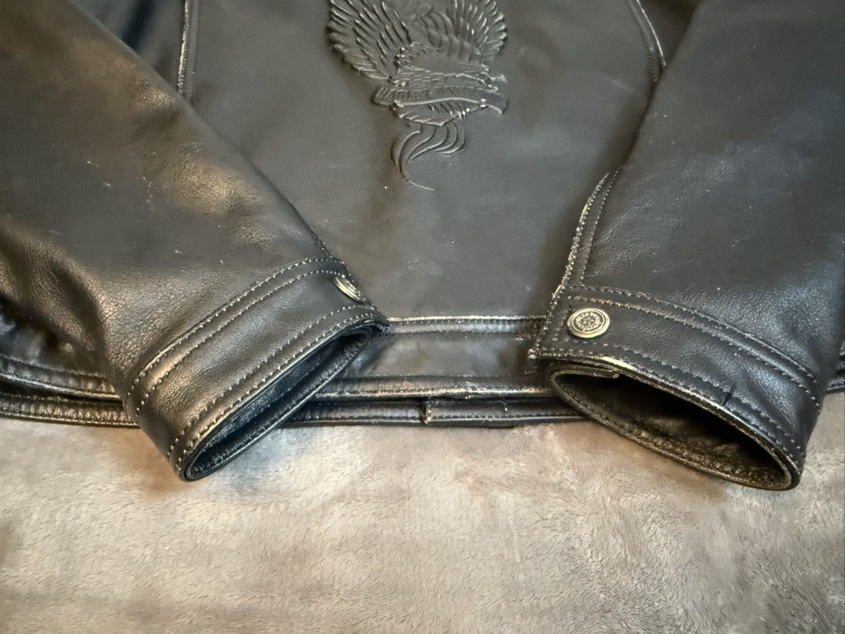 Harley Davidson Woman’s Harley Davidson Trucker/Motoclcle Jacket Blk Lg VTG Size L / US 10 / IT 46 - 14 Thumbnail