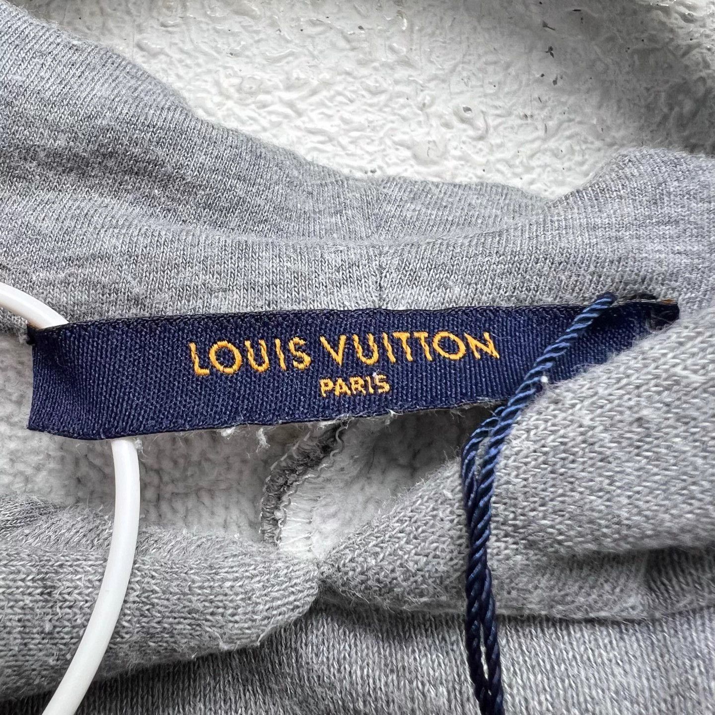 Louis Vuitton Lv Gray Circular Cut Hoodie L Size US L / EU 52-54 / 3 - 3 Thumbnail