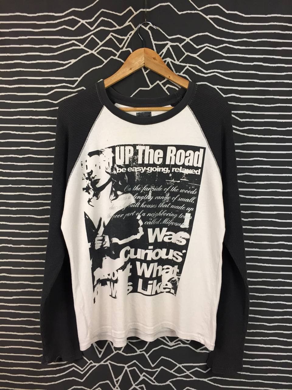 Vintage Night Rider Up The Road Raglan Long Sleeve Tee Size US M / EU 48-50 / 2 - 1 Thumbnail