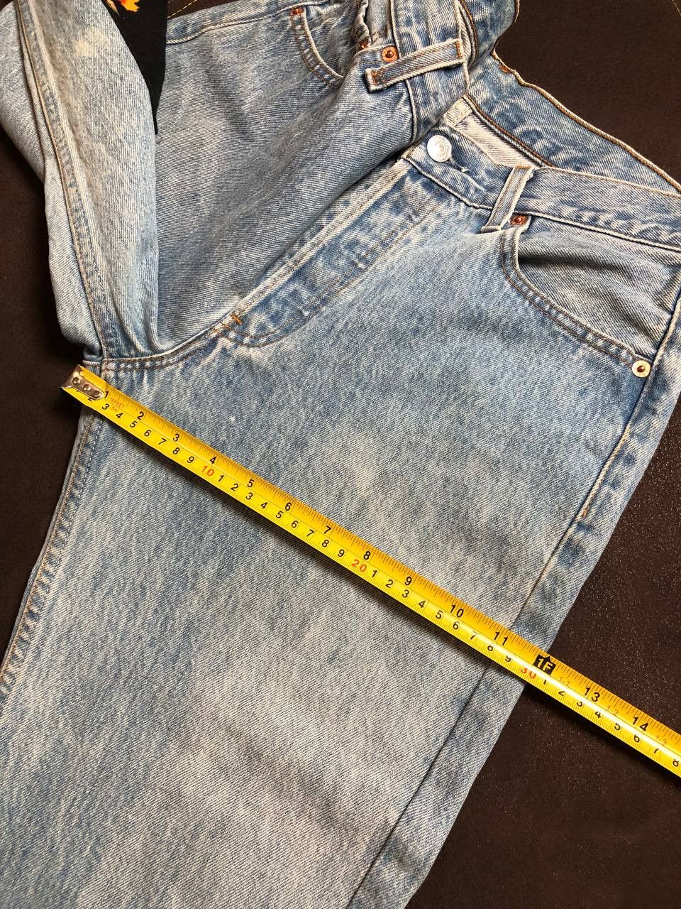 Levi's Levi's 501 patchwork straight leg jeans with a raw hem Size US 30 / EU 46 - 11 Thumbnail