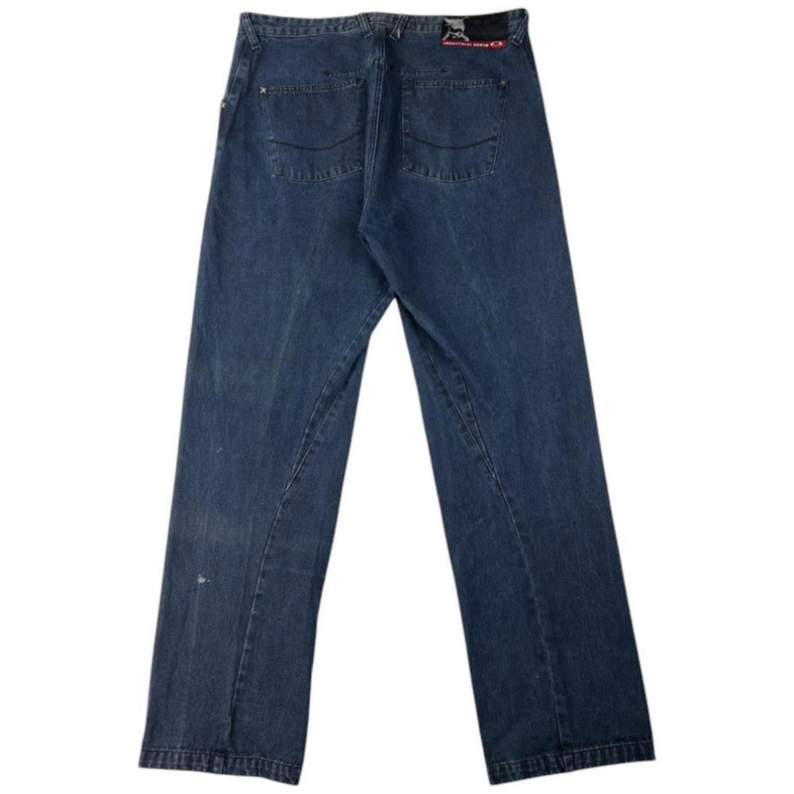 Oakley Vintage Oakley Industrial Denim Jeans Size W37 Size US 37 - 2 Thumbnail
