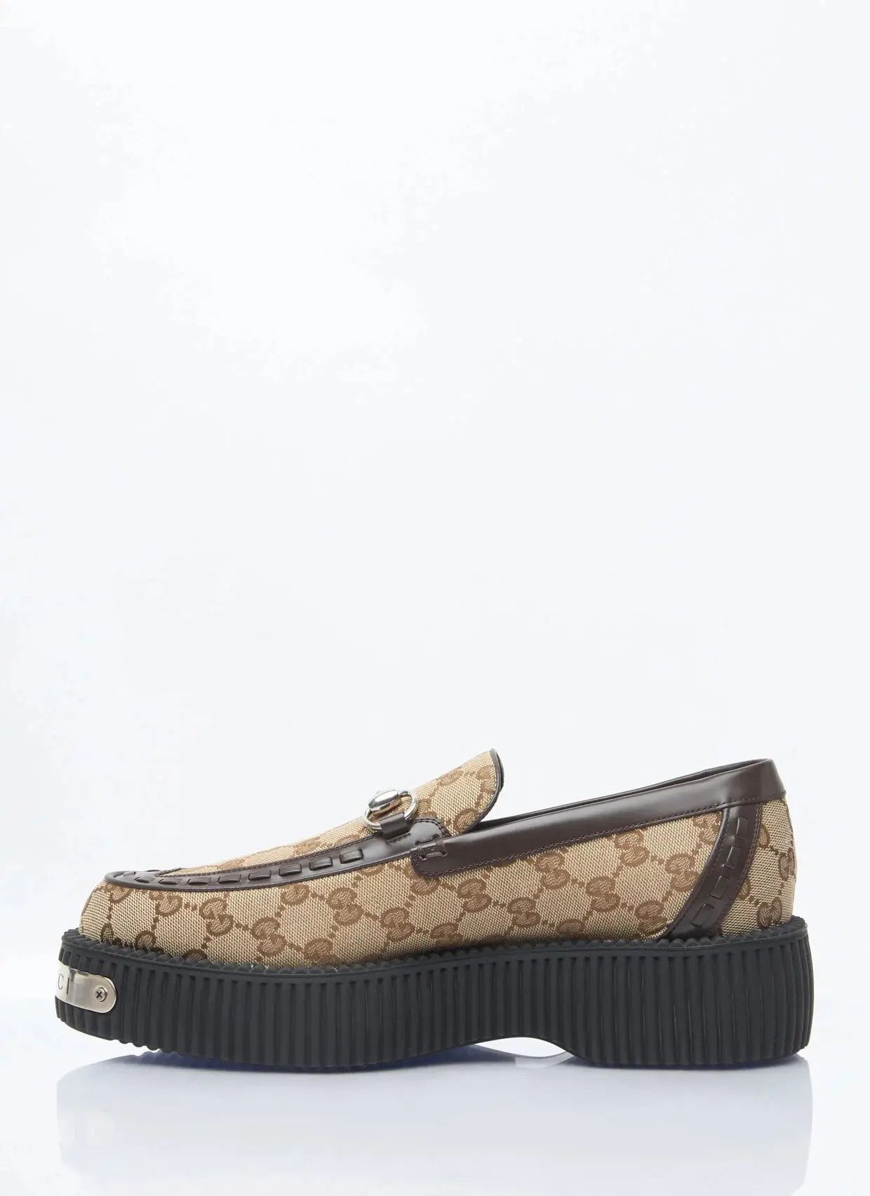 Gucci o1s1wg111025 Men's Gucci Horsebit Creeper Loafers Multicolor Size US 12.5 / EU 45-46 - 4 Thumbnail