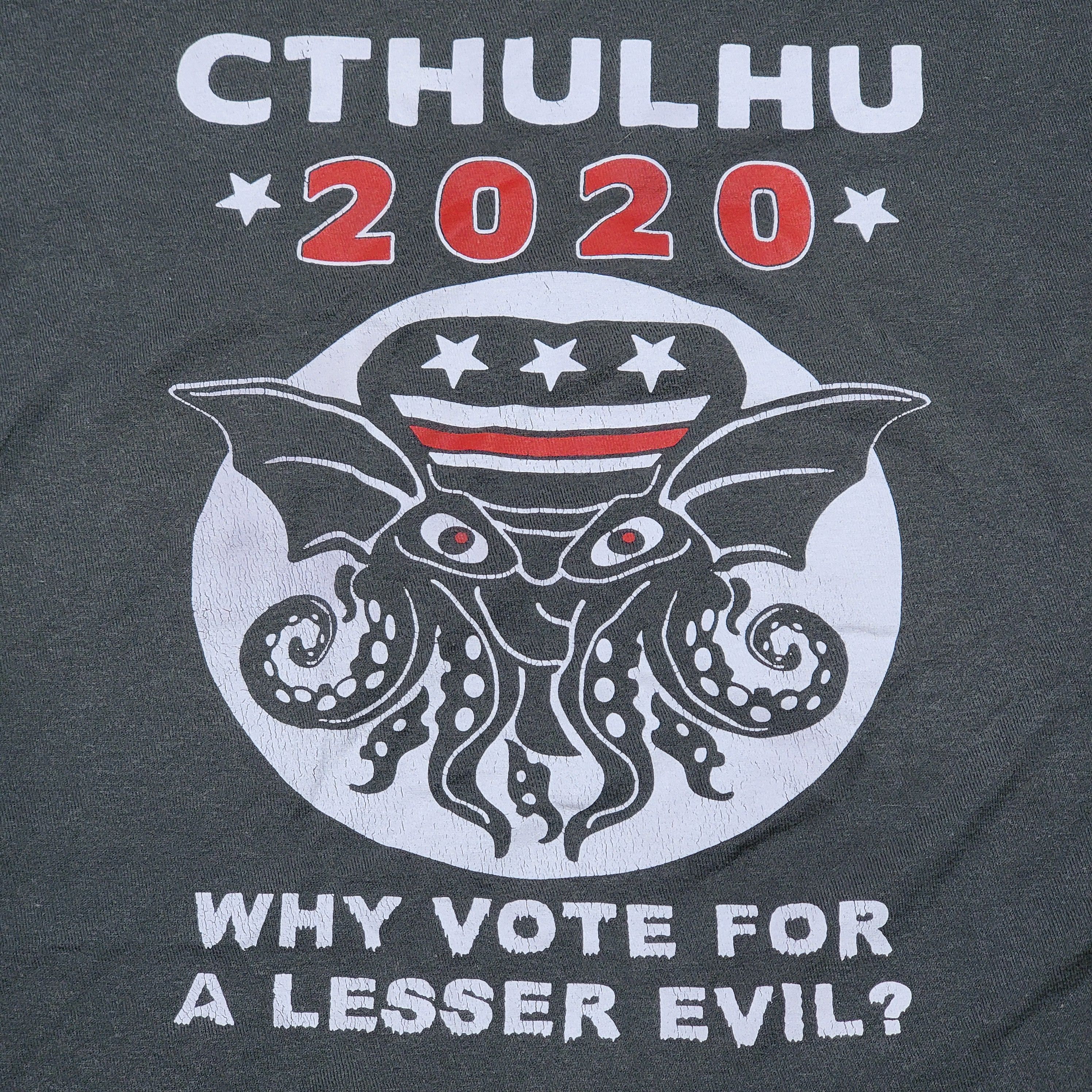 Tultex Tultex SS Green Tee "Cthulhu 2020" - Size Ladies Medium Size M / US 6-8 / IT 42-44 - 2 Thumbnail