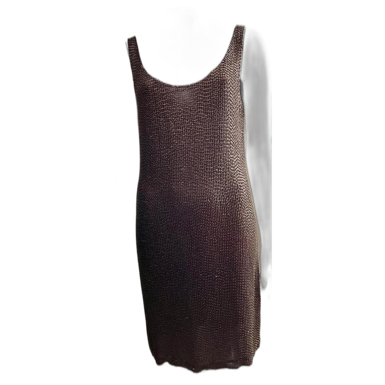 Jenny Packham Jenny Packham silk dress covered in sequins Size M / US 6-8 / IT 42-44 - 1 Thumbnail