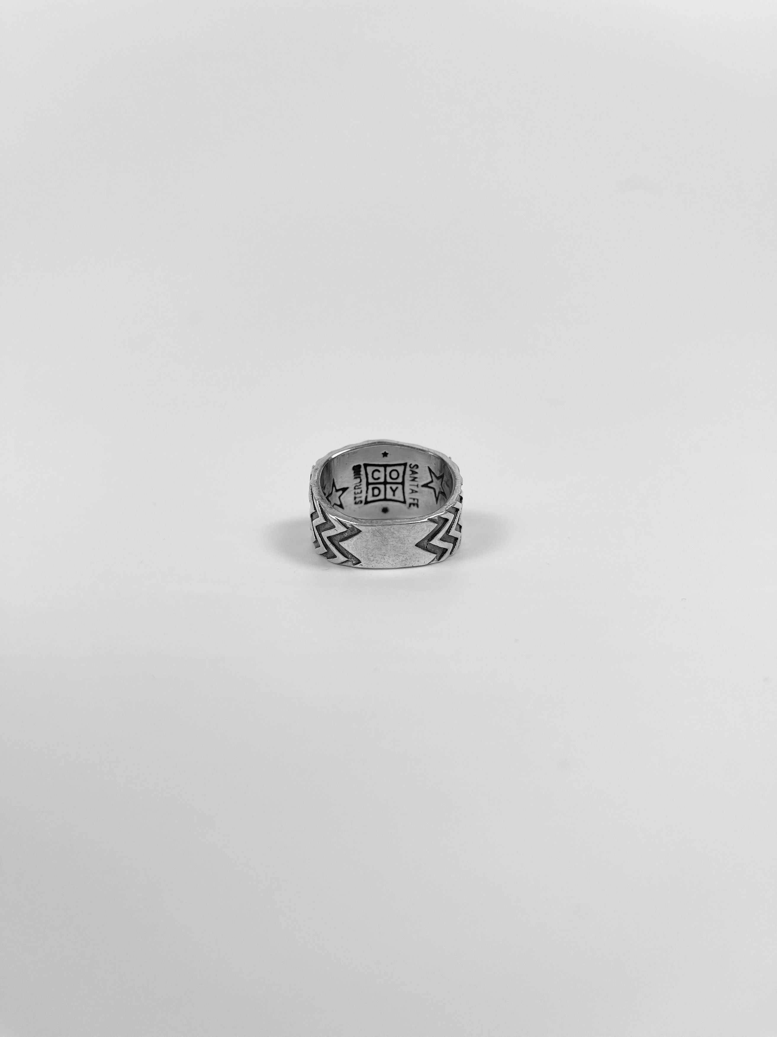 Cody Sanderson Cody Sanderson Wave Gear 3 Star Silver Ring Size ONE SIZE - 3 Thumbnail