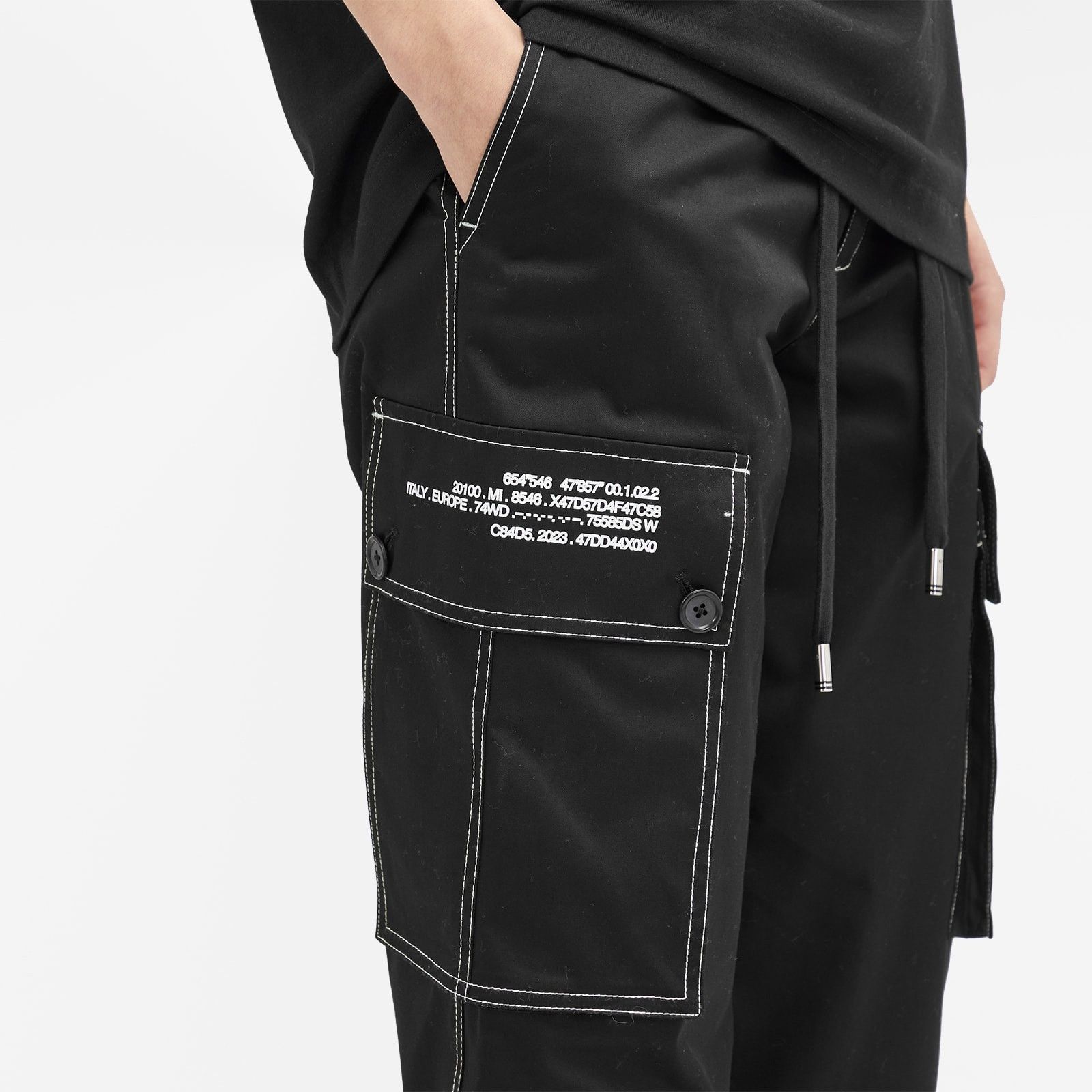 Dolce & Gabbana o1y0925 Cargo Jogger in Black Size 27" / US 4 / IT 40 - 4 Thumbnail