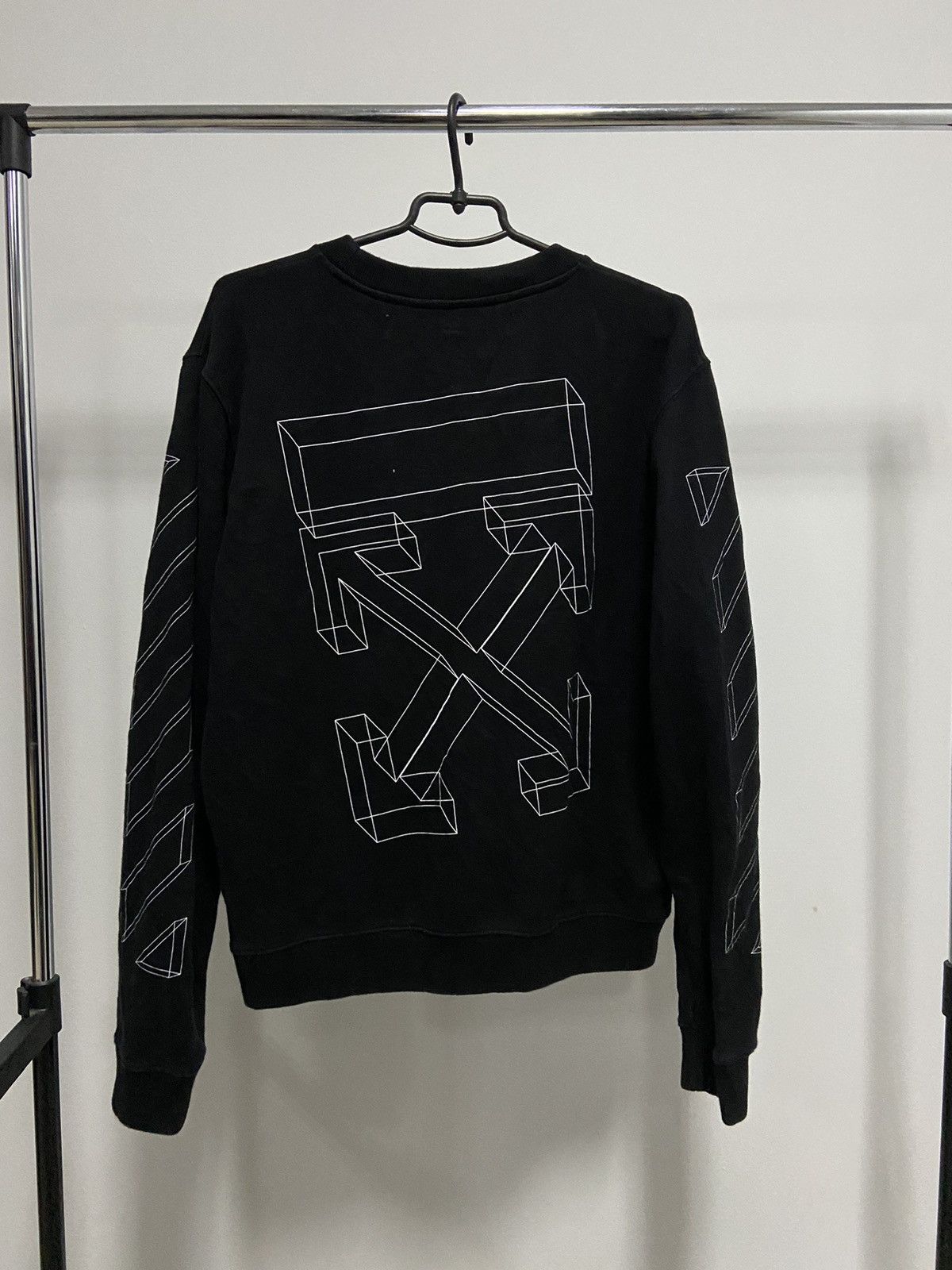 Off-White × Vintage Off white vintage big logo geometric sweatshirt Size US L / EU 52-54 / 3 - 1 Thumbnail