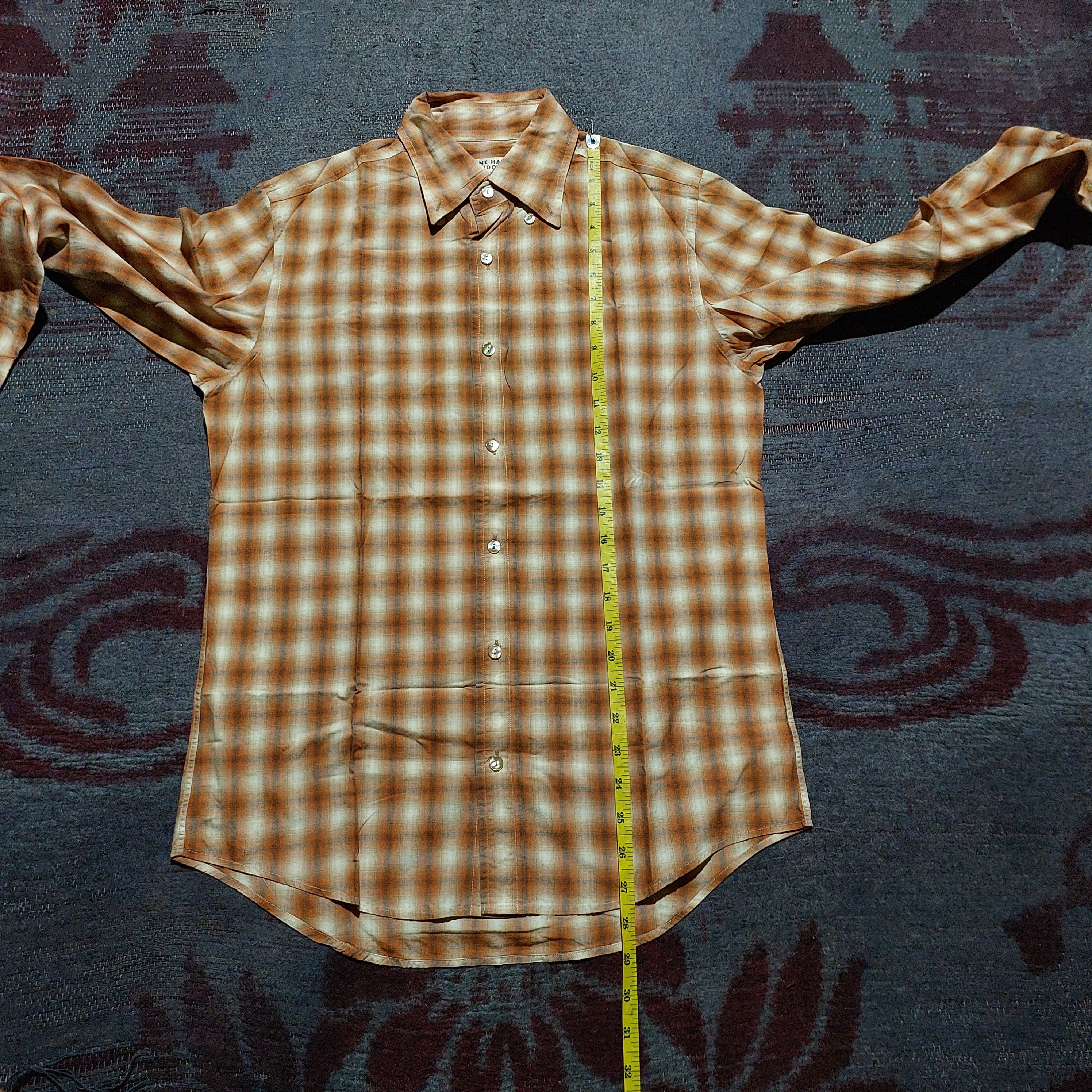 Katharine Hamnett London Katharine Hamnett orange checkered L/s shirt Size US M / EU 48-50 / 2 - 12 Thumbnail