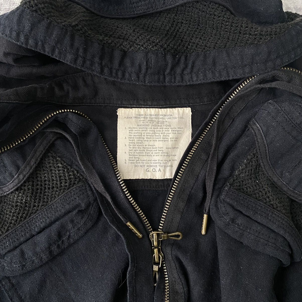 If Six Was Nine × Japanese Brand × Le Grande Bleu (L.G.B.) GOA Two Pocket Shirt Zipper Hoodie Size US S / EU 44-46 / 1 - 9 Thumbnail