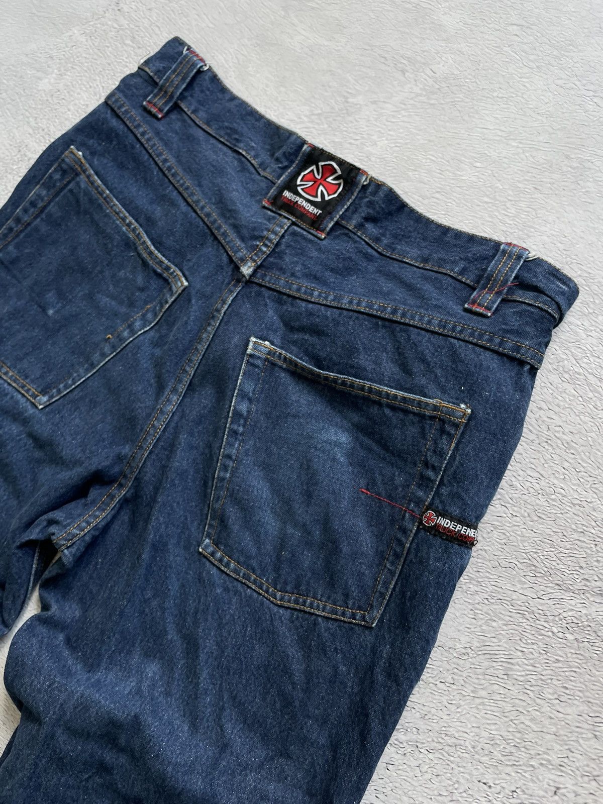Independent Truck Co. VINTAGE! Independent Truck Company Denim Jeans Logo Size US 34 / EU 50 - 4 Thumbnail