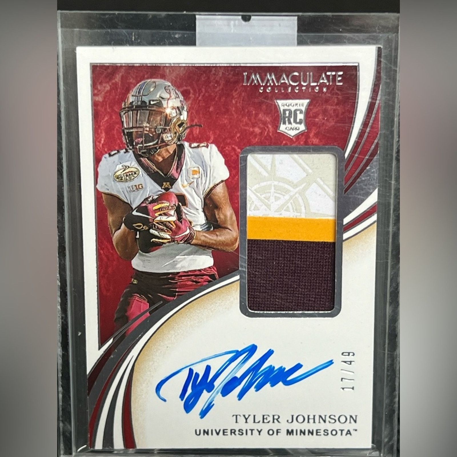 Other 2020 Immaculate Tyler Johnson Rookie Patch Auto RPA /49 Size ONE SIZE - 1 Thumbnail